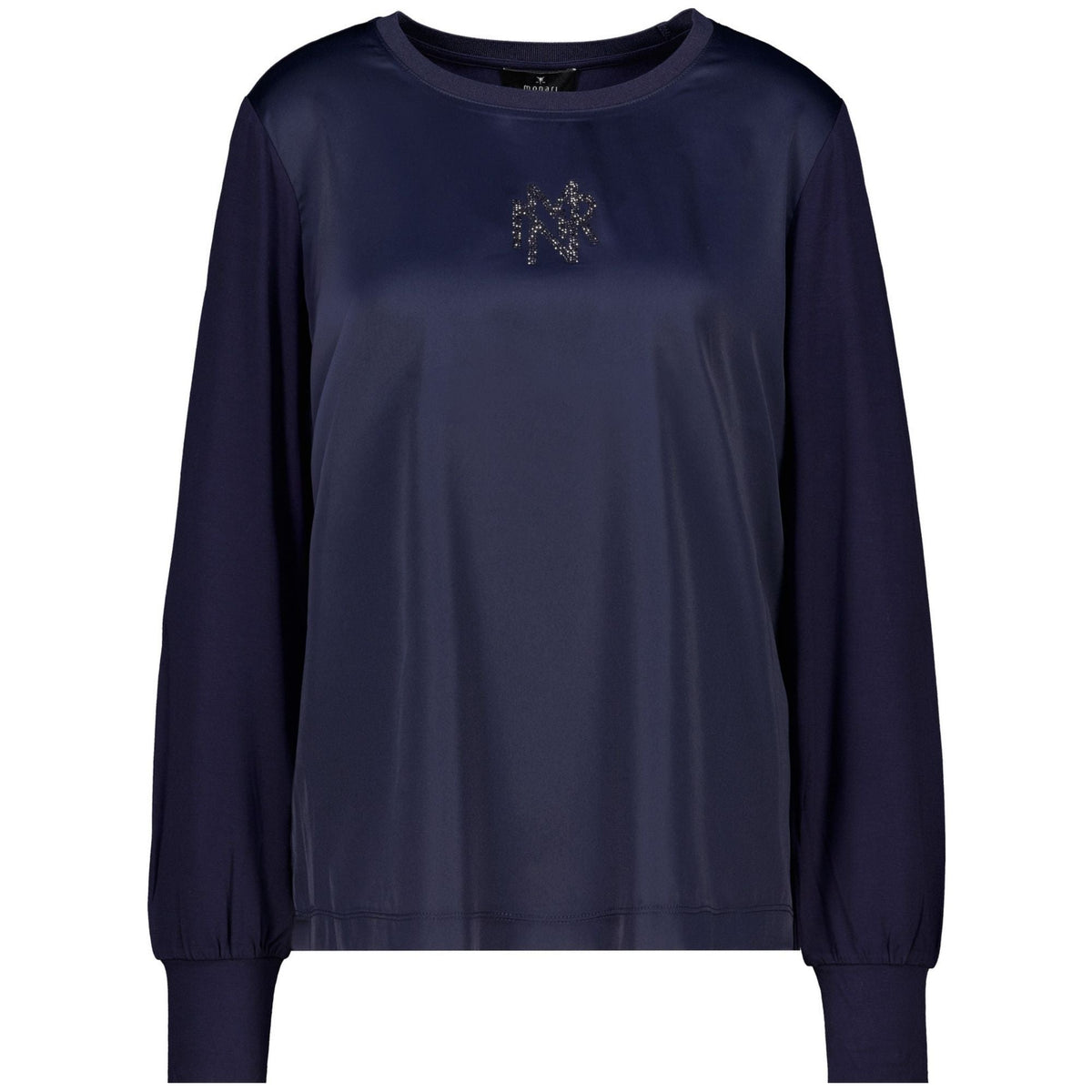 Blusenshirt mit Strasssteinen - Mode von Monari