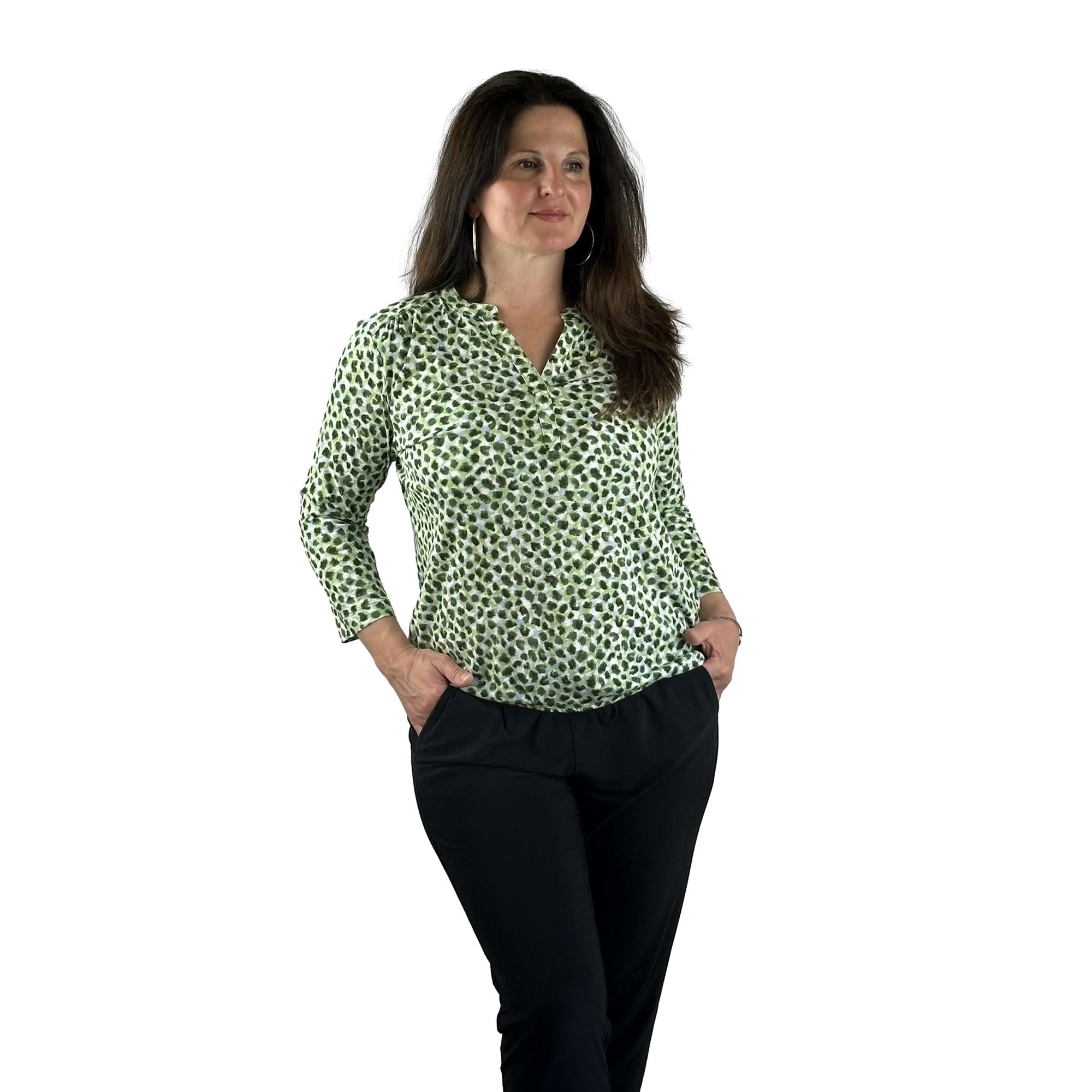 Shirt mit V-Ausschnitt. Mode von Rabe. Seidel Moden Onlineshop