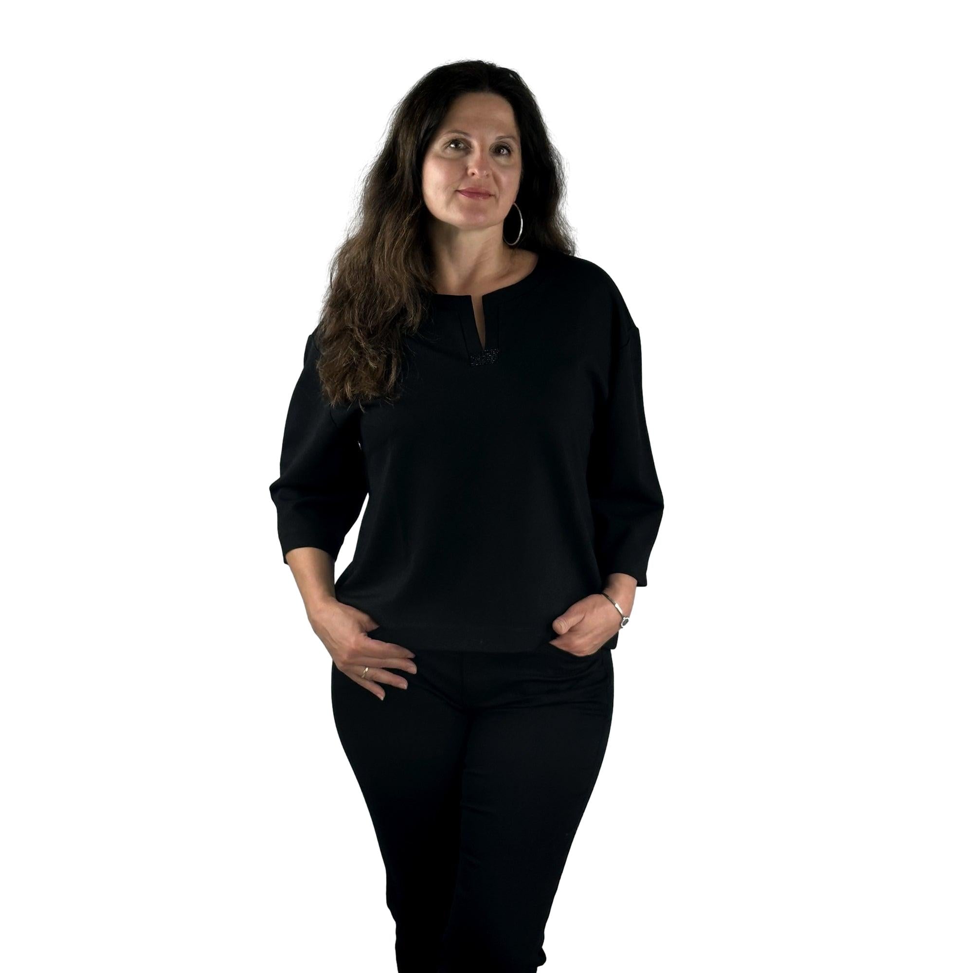 Sweatshirt mit Strass. Mode von Monari. Seidel Moden Onlineshop