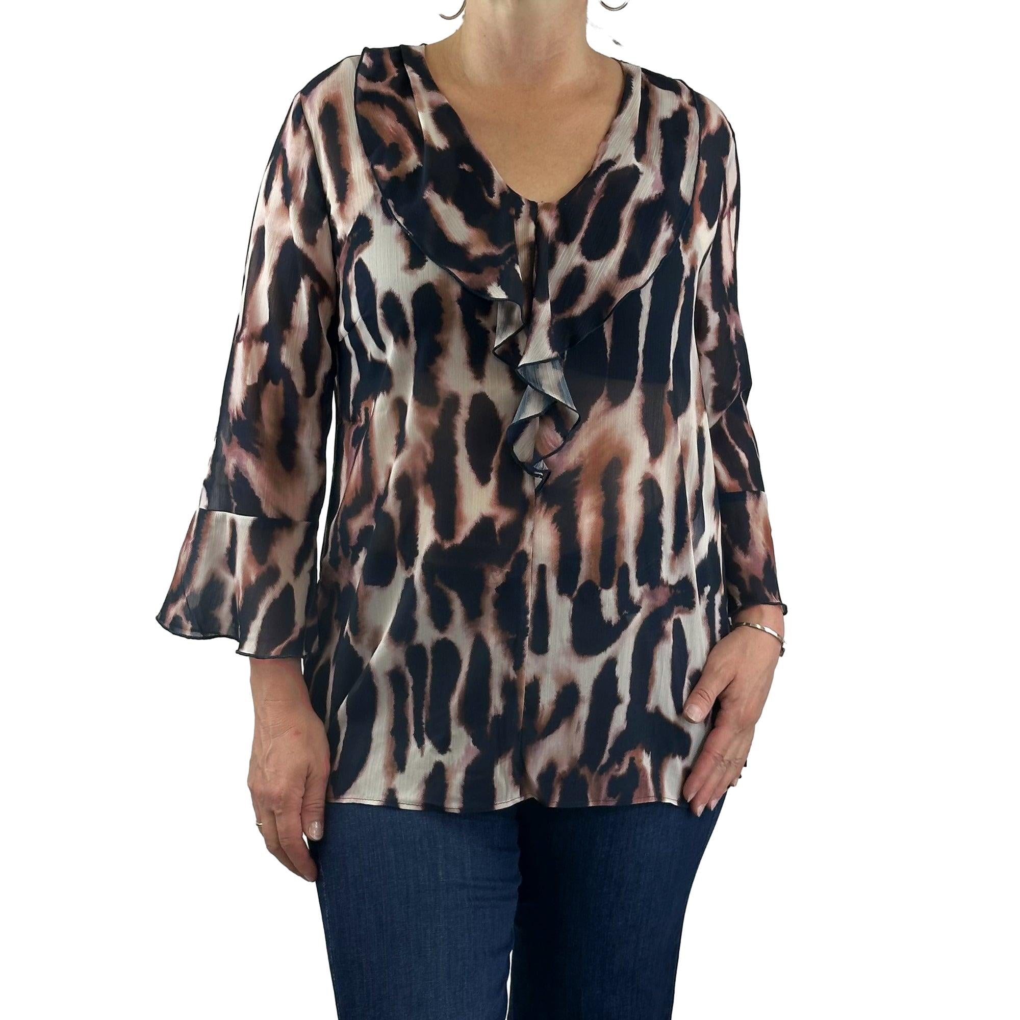 Schluse mit Volant. Mode von Betty Barclay. Seidel Moden Onlineshop