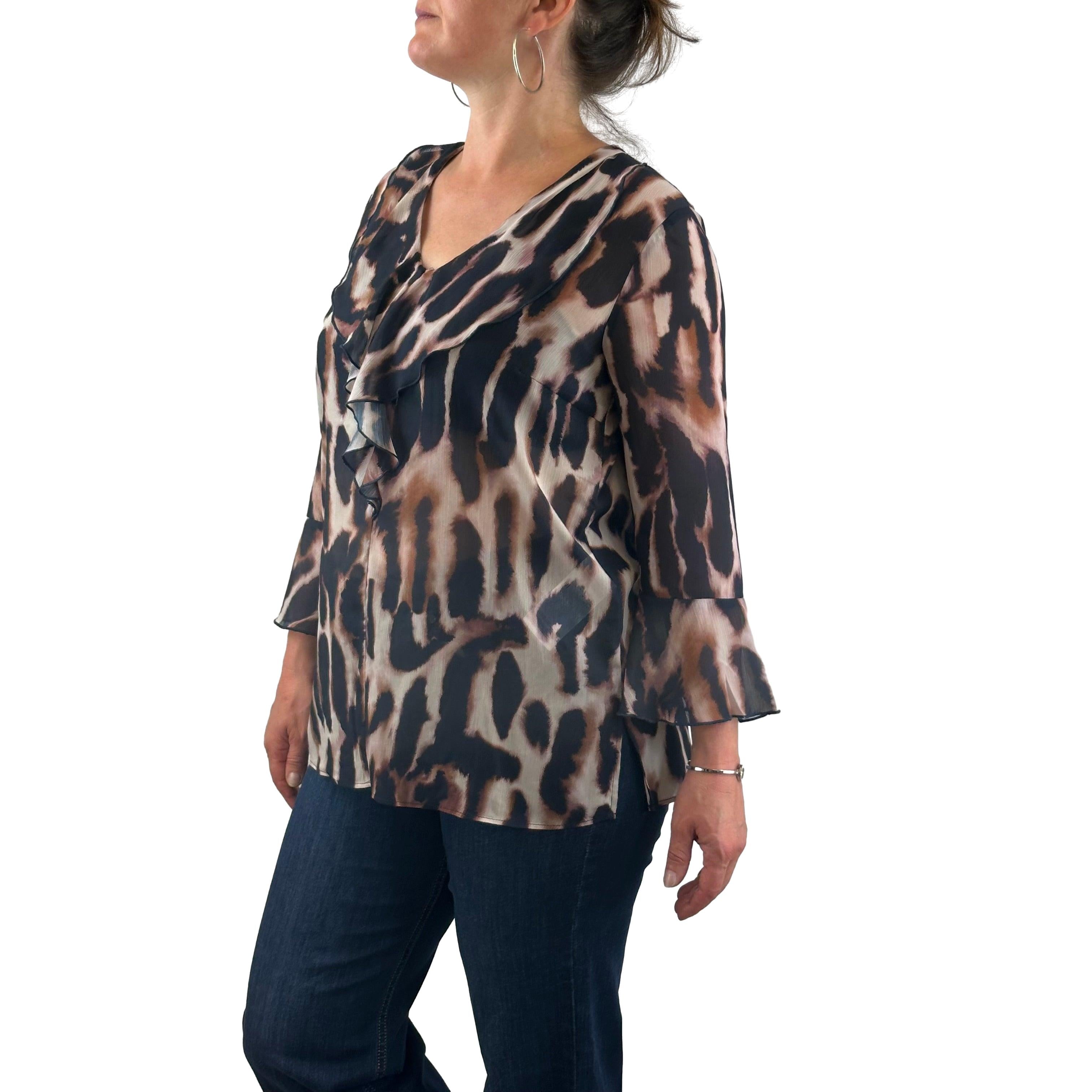 Schluse mit Volant. Mode von Betty Barclay. Seidel Moden Onlineshop