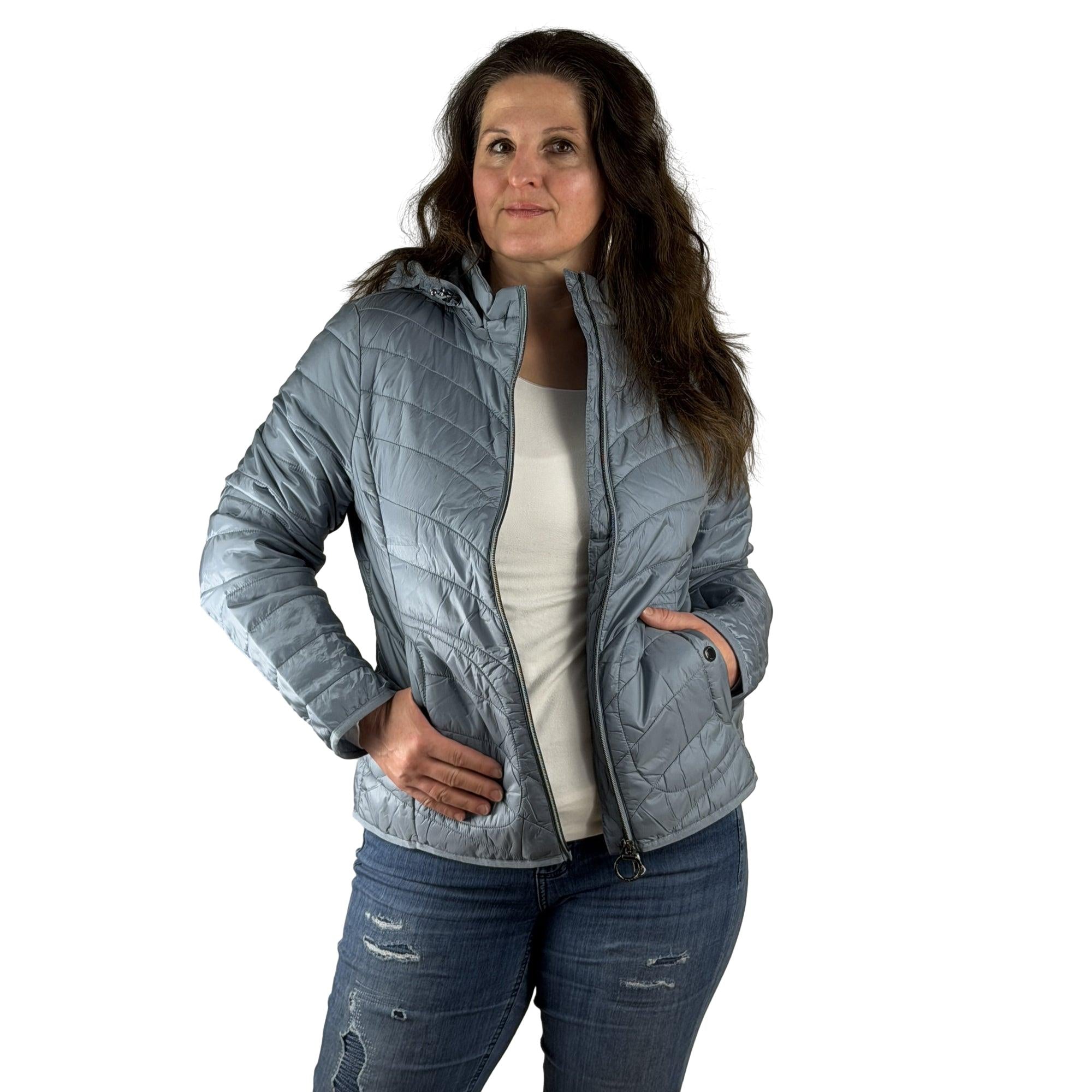 Steppjacke mit Kapuze