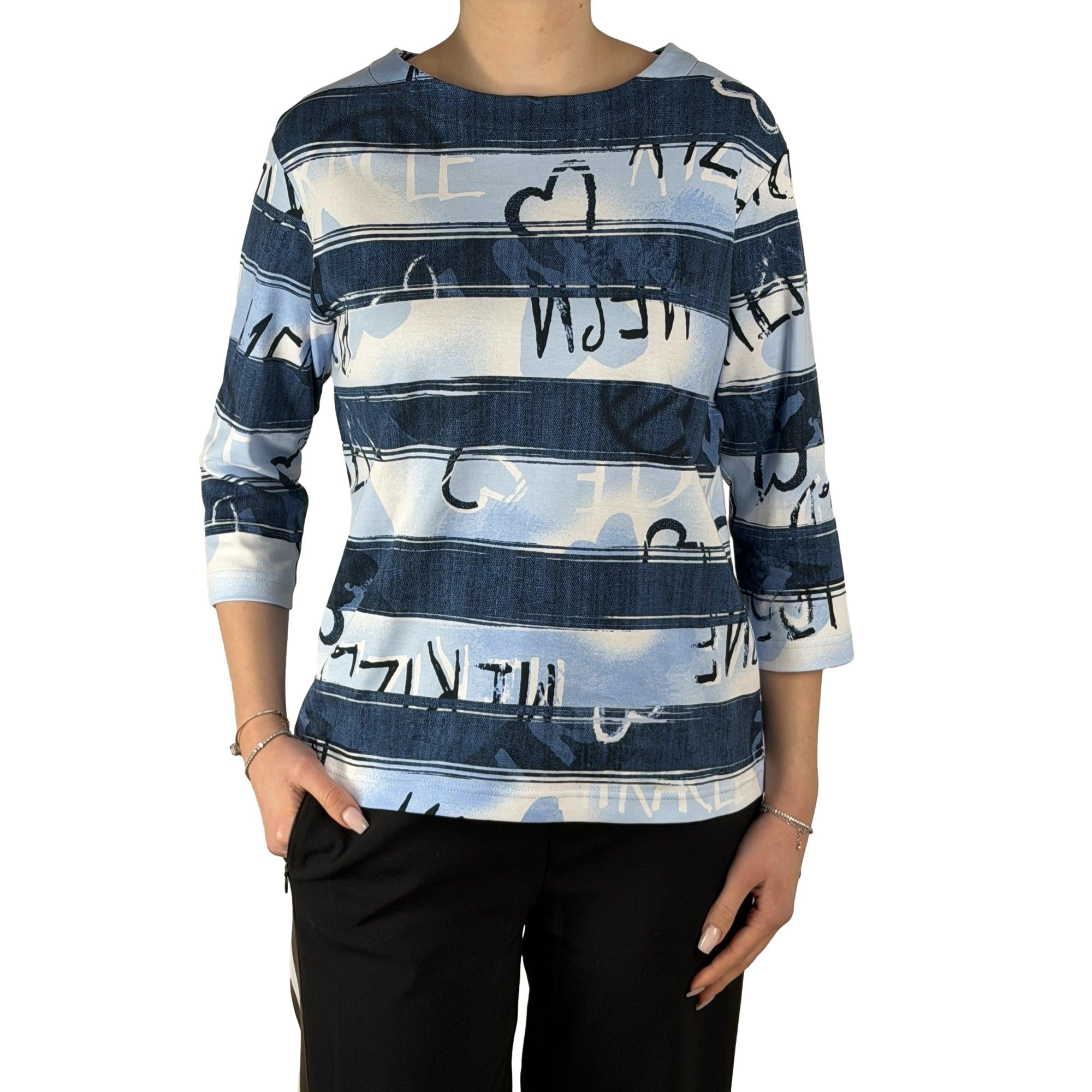 Patterned sweatshirt