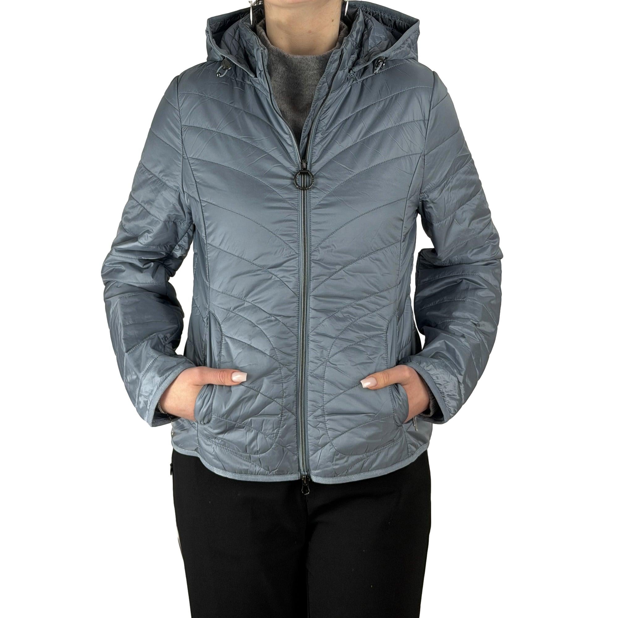 Steppjacke mit Kapuze