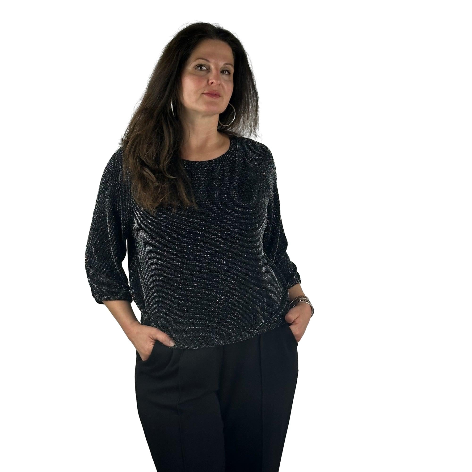 Shirt mit Lurex. Mode von M.X.O. Seidel Moden Onlineshop