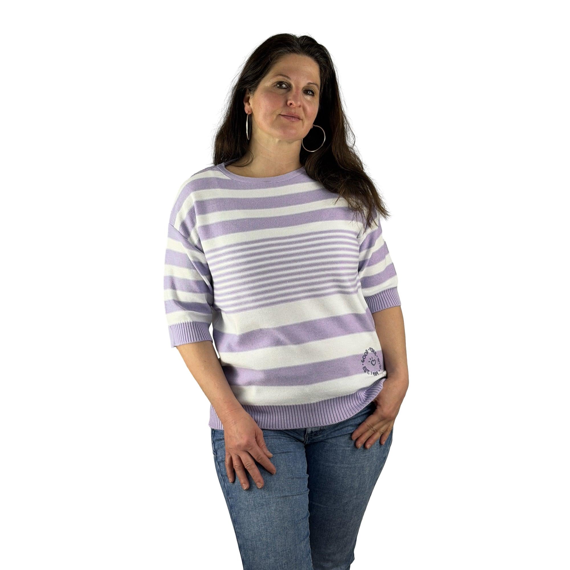 Pullover mit Streifen