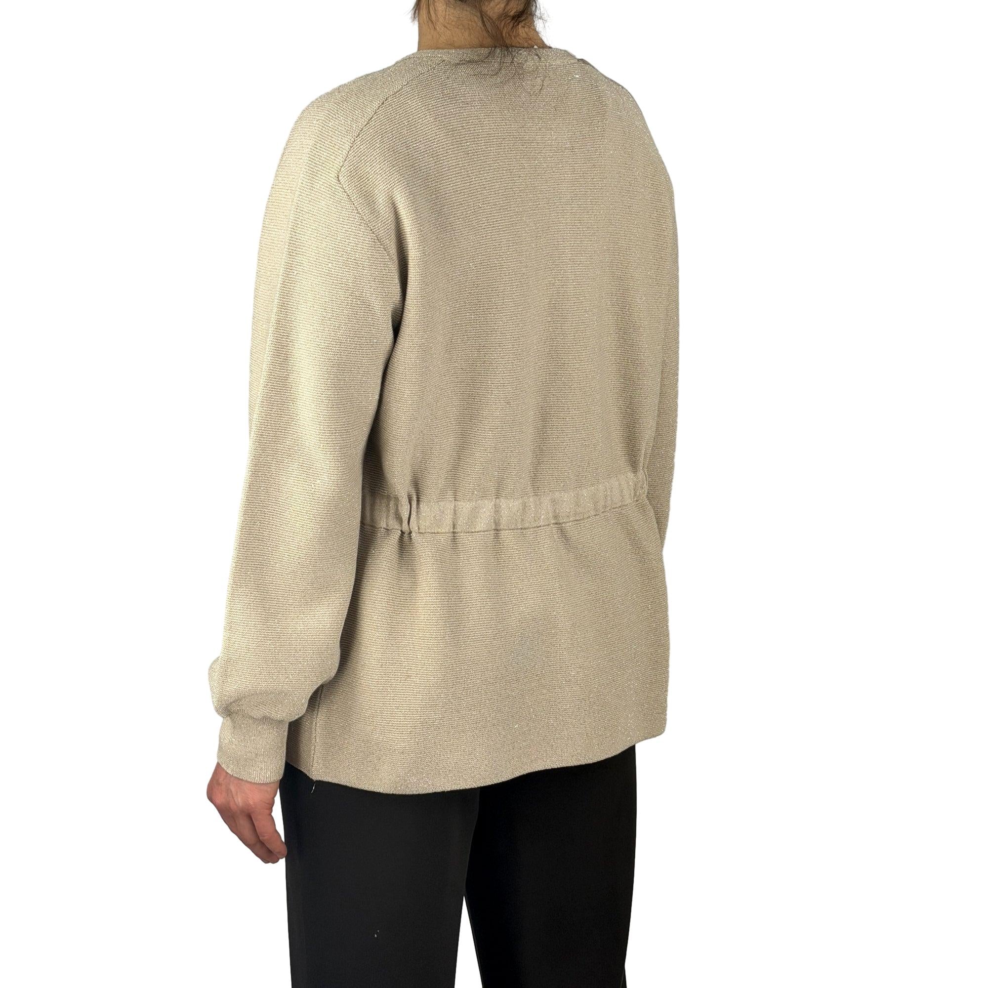 Strickjacke mit Lurex