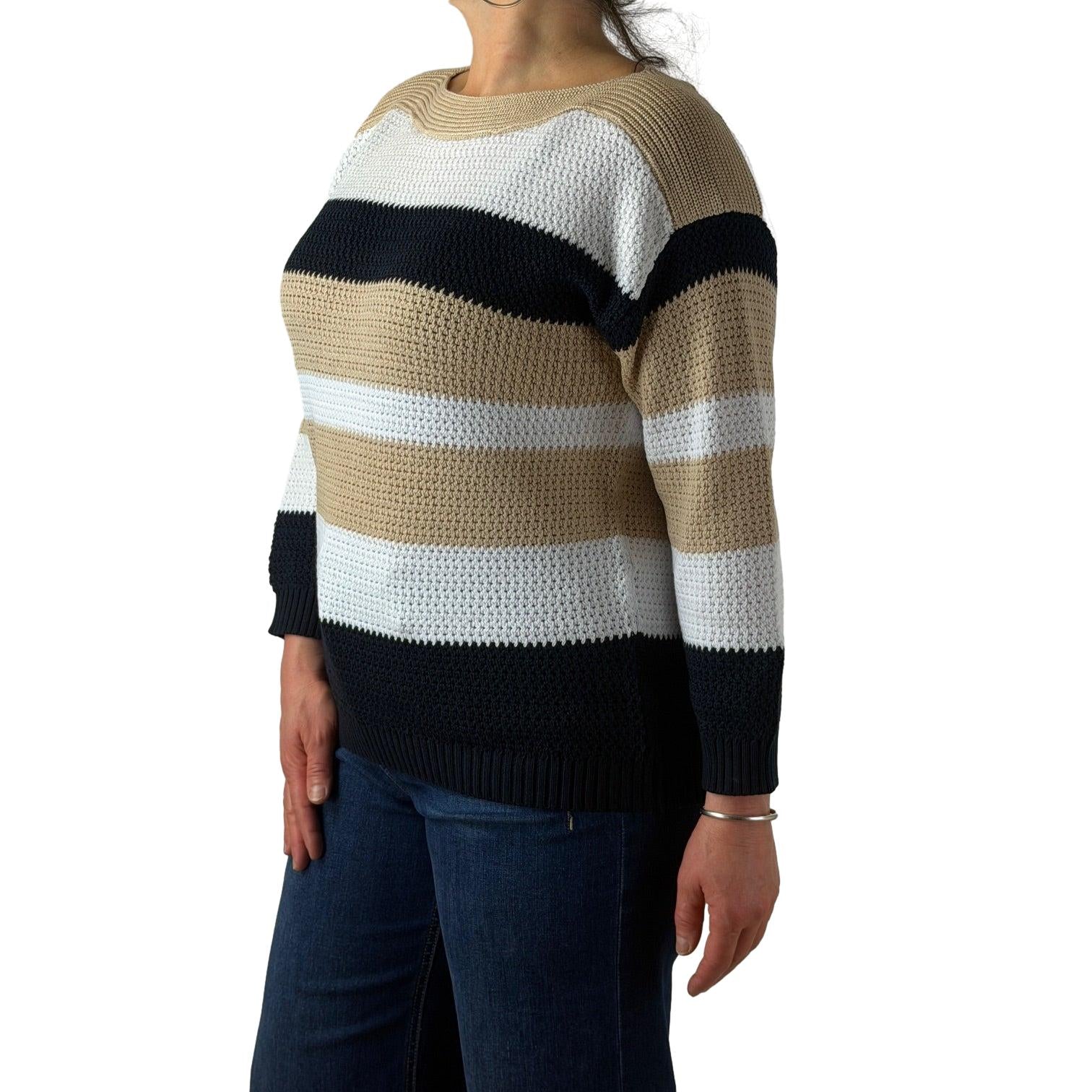 Pullover mit Streifen
