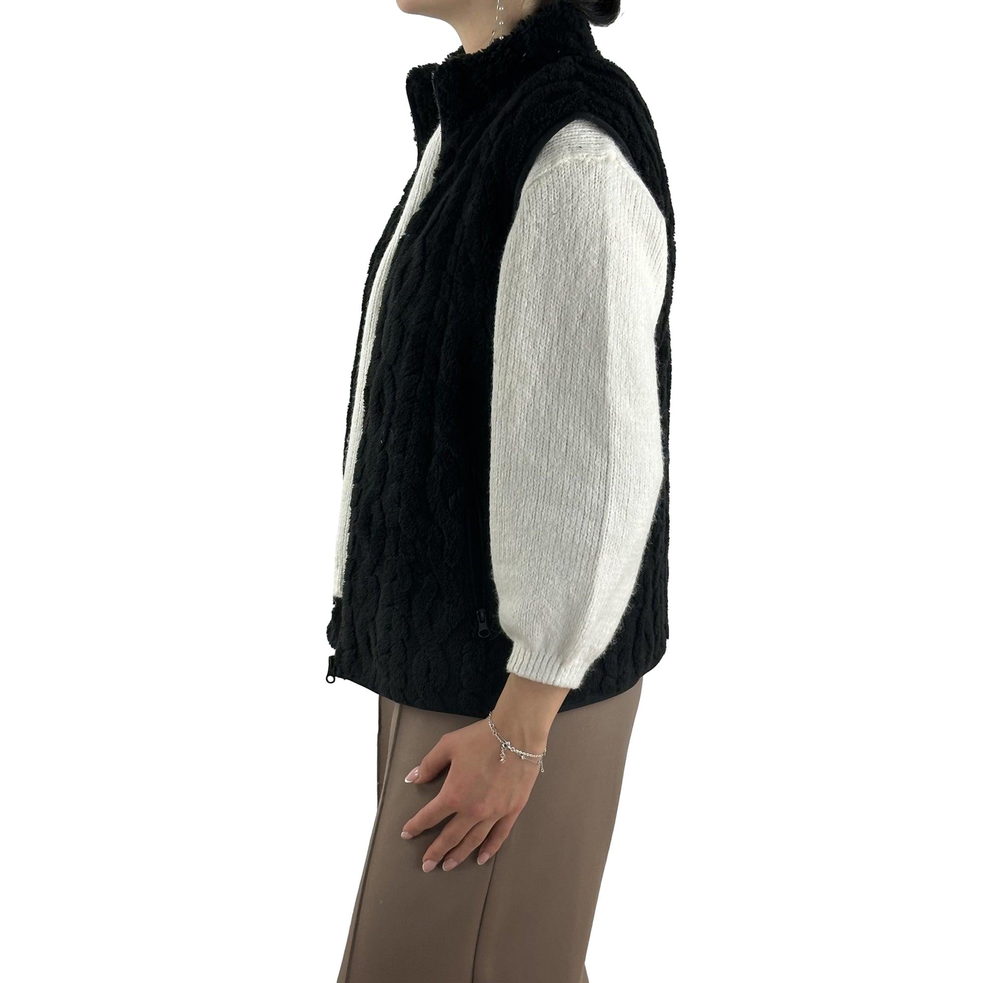 Weste in Flauschqualität. Mode von M.X.O. Seidel Moden Onlineshop