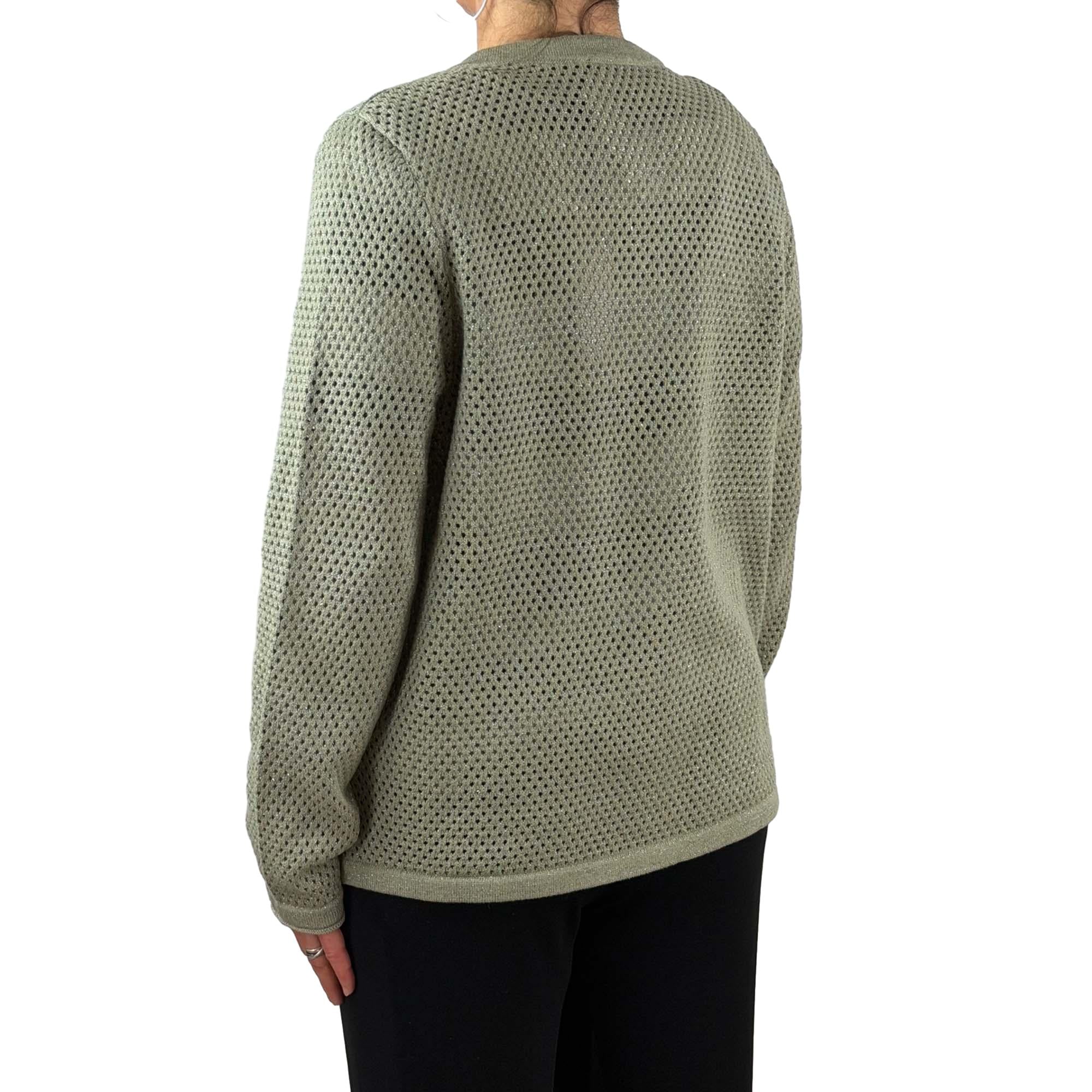 Cardigan with lurex