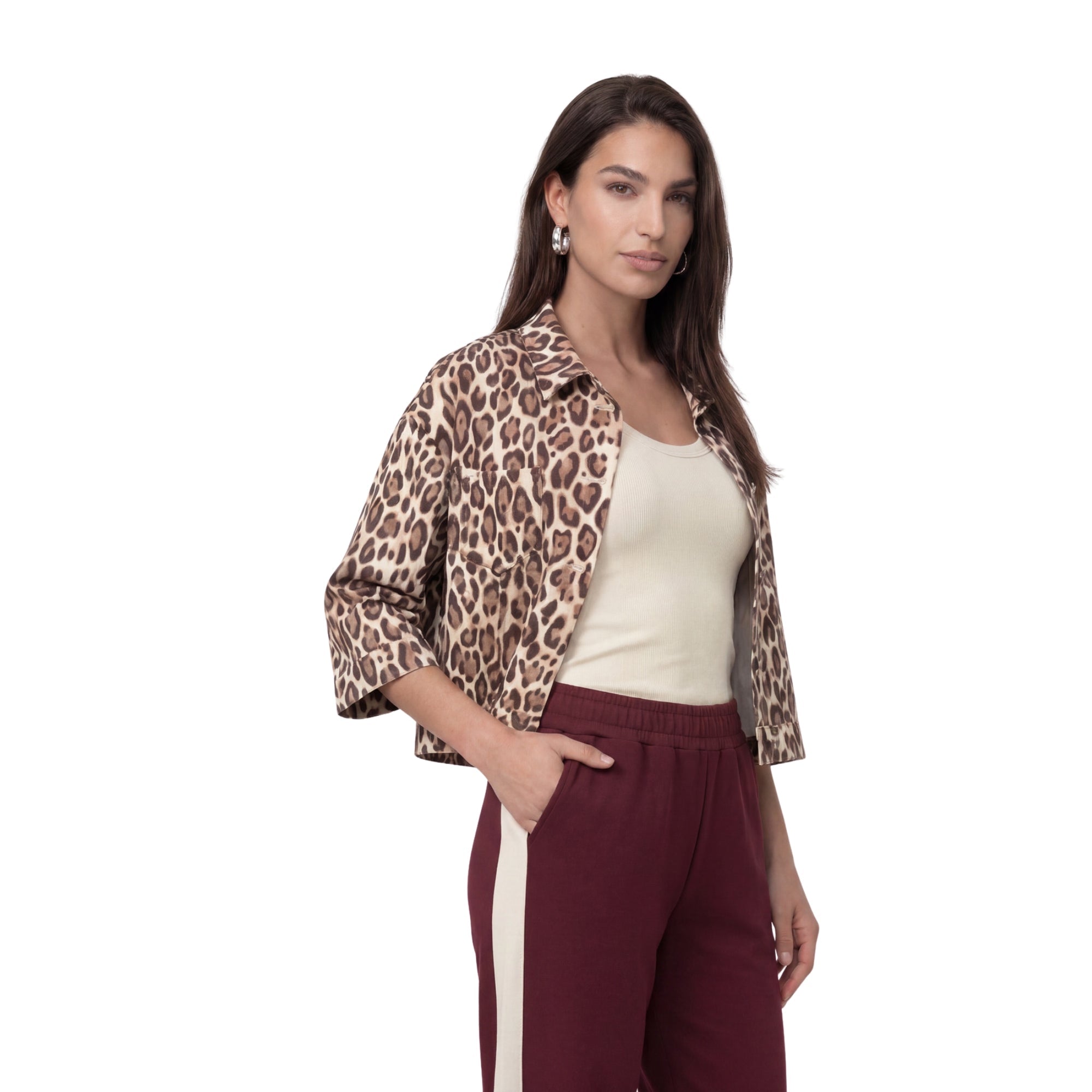 Jacke mit Leomuster - Mode von Monari