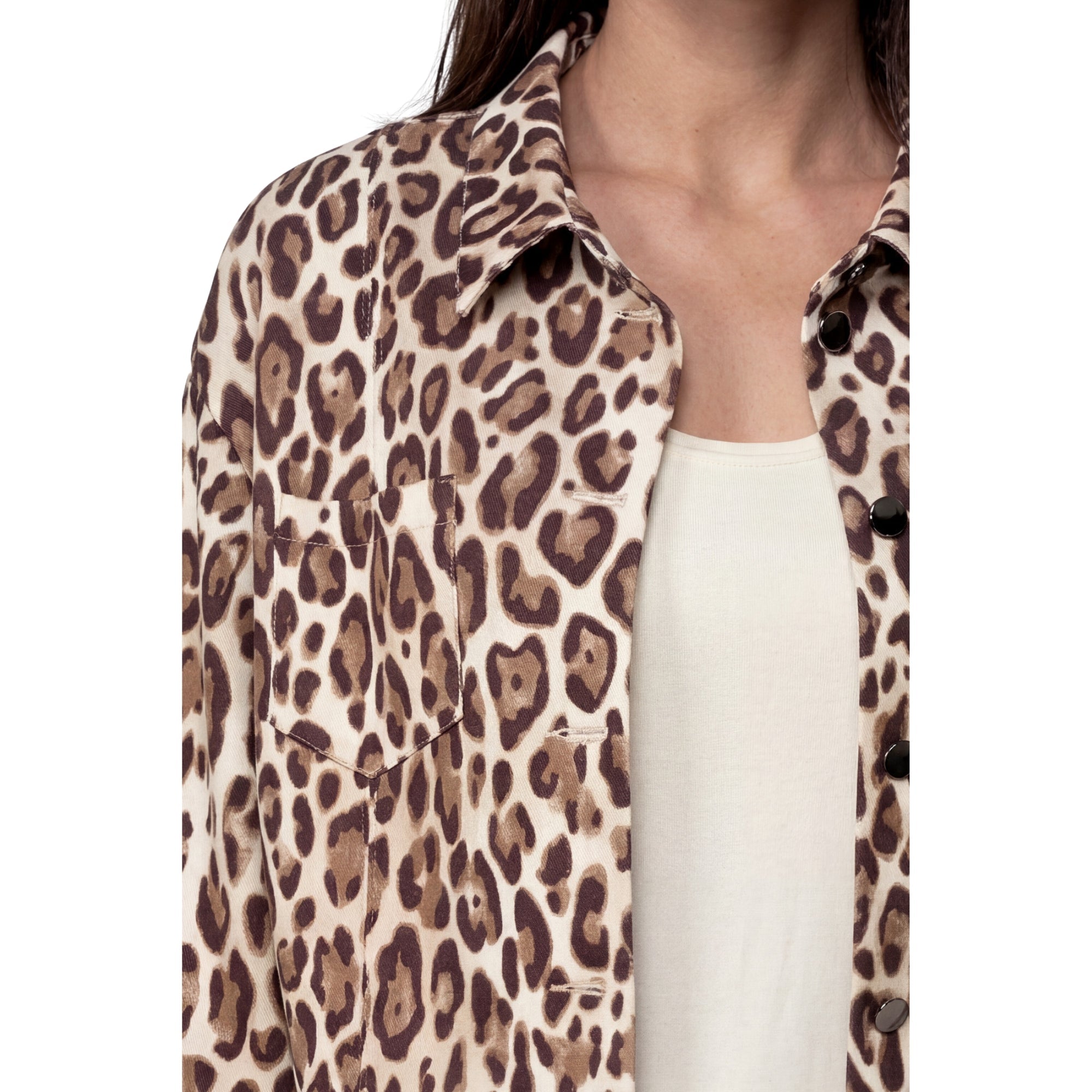 Jacke mit Leomuster - Mode von Monari