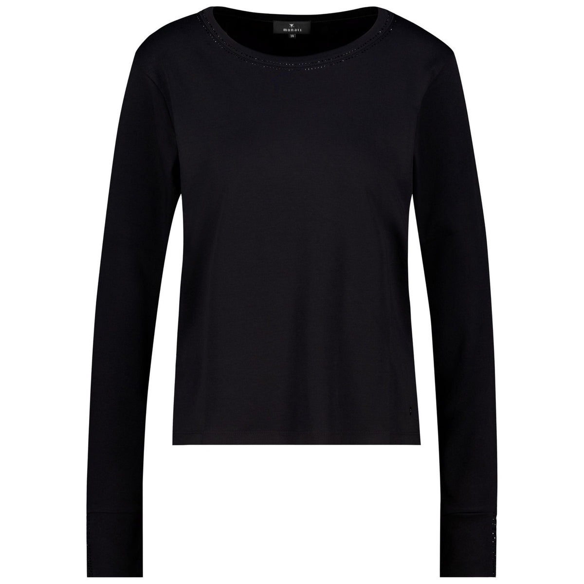 Langarmshirt mit Strassdetails - Mode von Monari