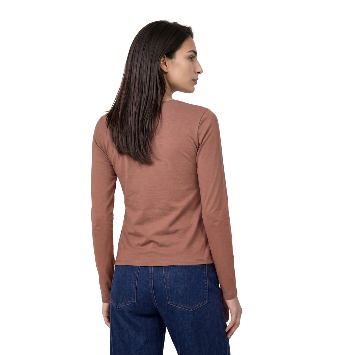 Langarmshirt mit Strassschriftzug - Mode von Monari