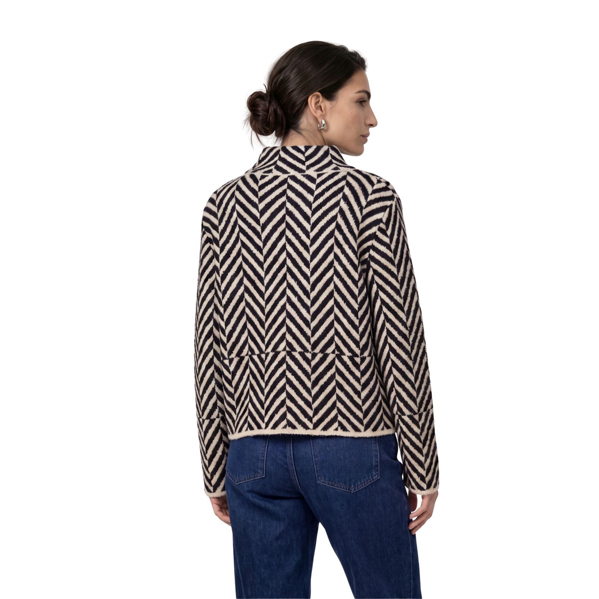 Strickpullover mit Fischgratmuster - Mode von Monari