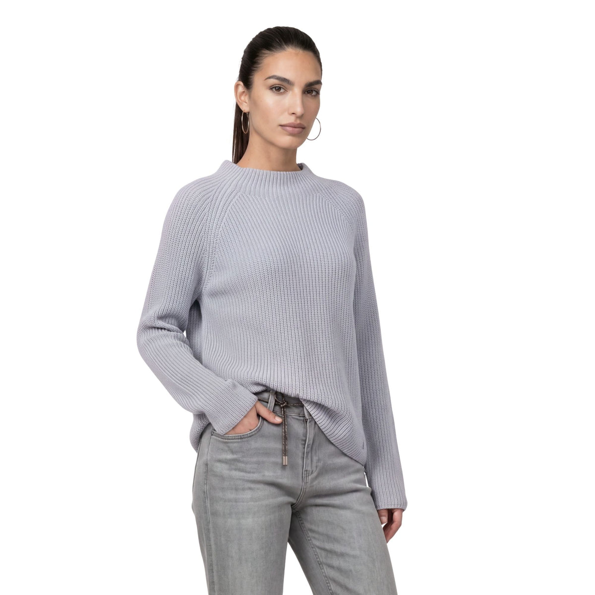 Strickpullover mit Stehkragen - Mode von Monari