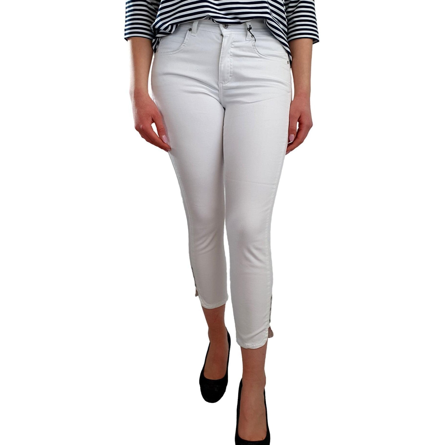 Jeans mit Strasssteinen. Mode von Angels. Seidel Moden Onlineshop