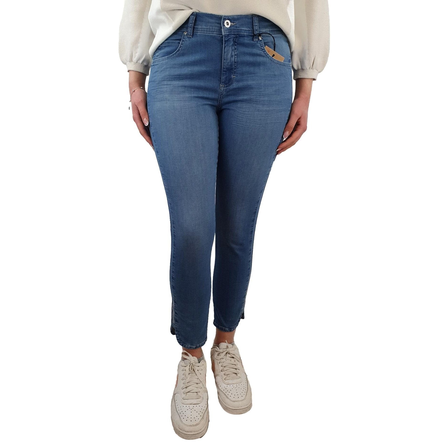 Jeans mit Strasssteinen. Mode von Angels. Seidel Moden Onlineshop