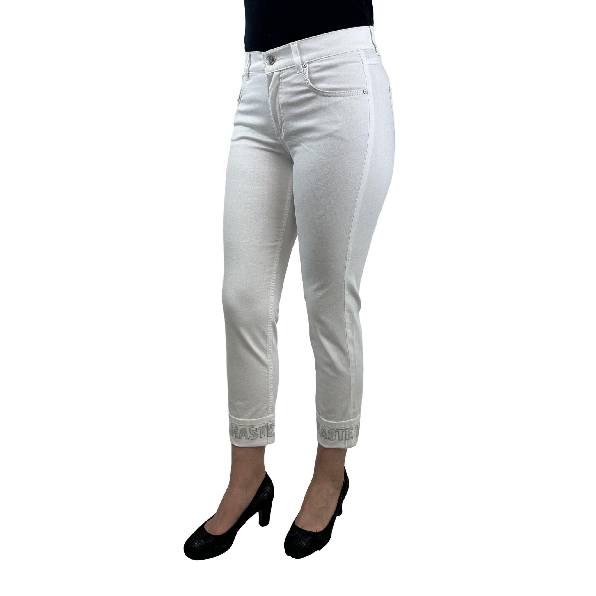 Jeans Cici mit Stulpe und Strass. Mode von Angels. Seidel Moden Onlineshop