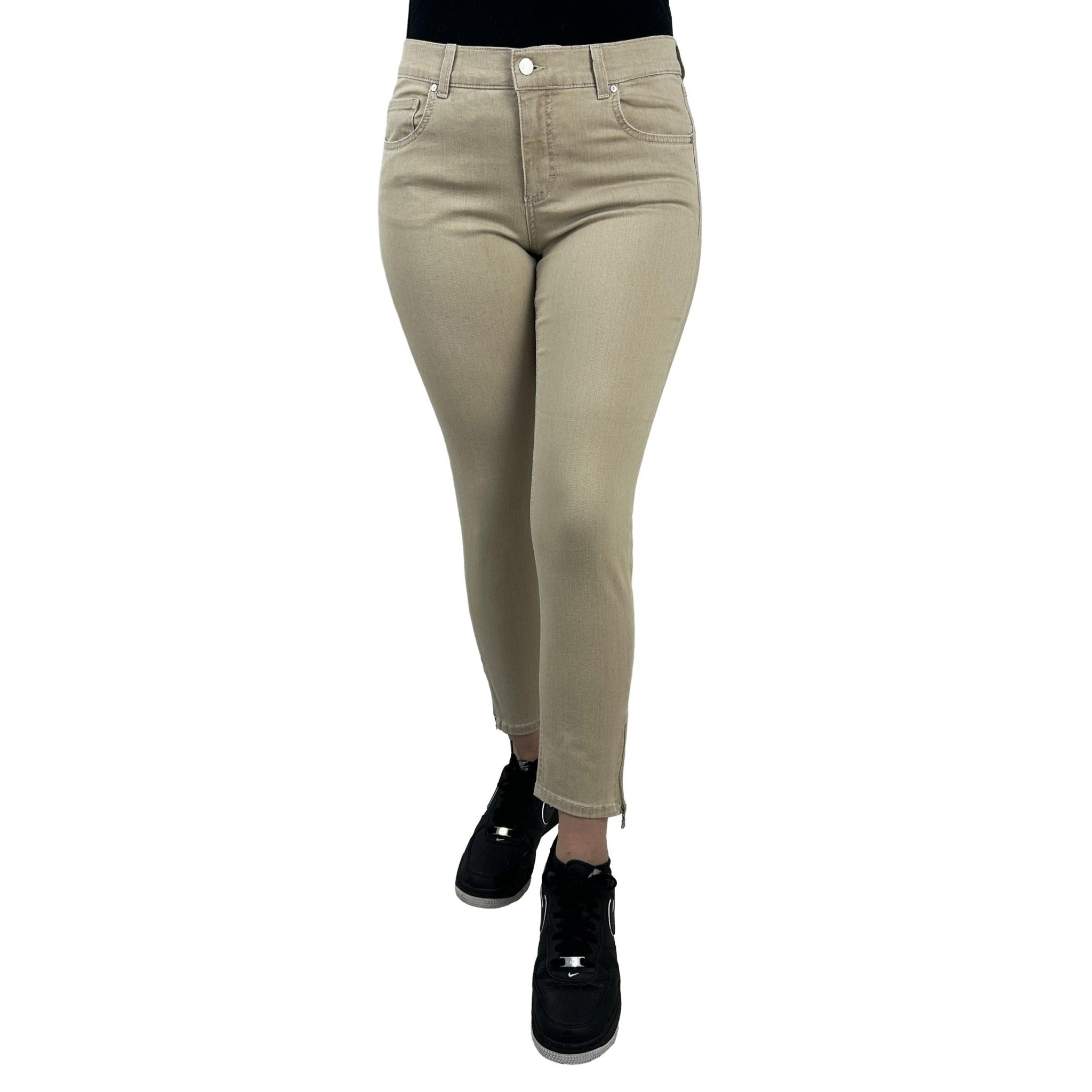 Jeans Skinny mit Zipper. Mode von Angels. Seidel Moden Onlineshop