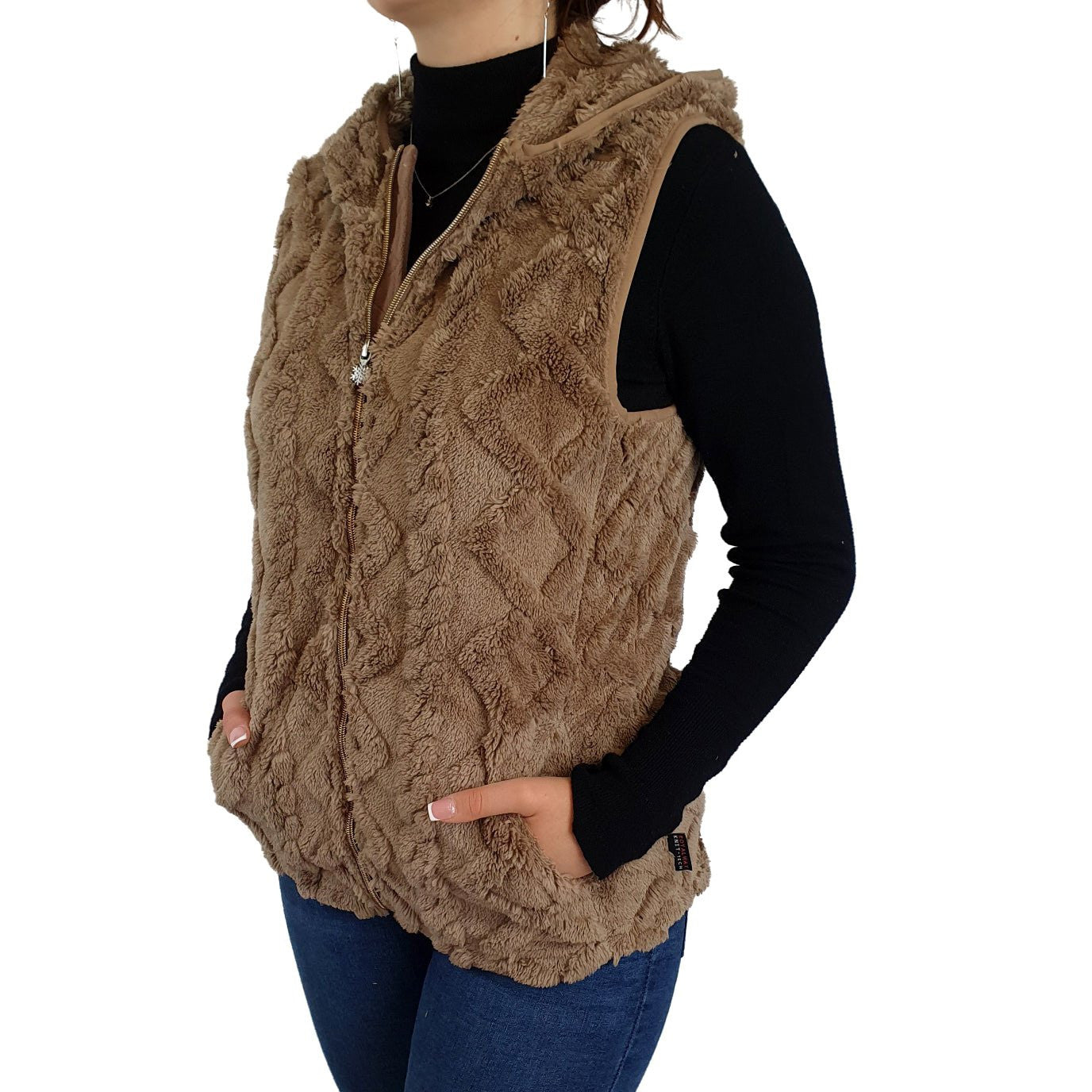 Fleeceweste mit Kapuze. Mode von Be Board. Seidel Moden Onlineshop