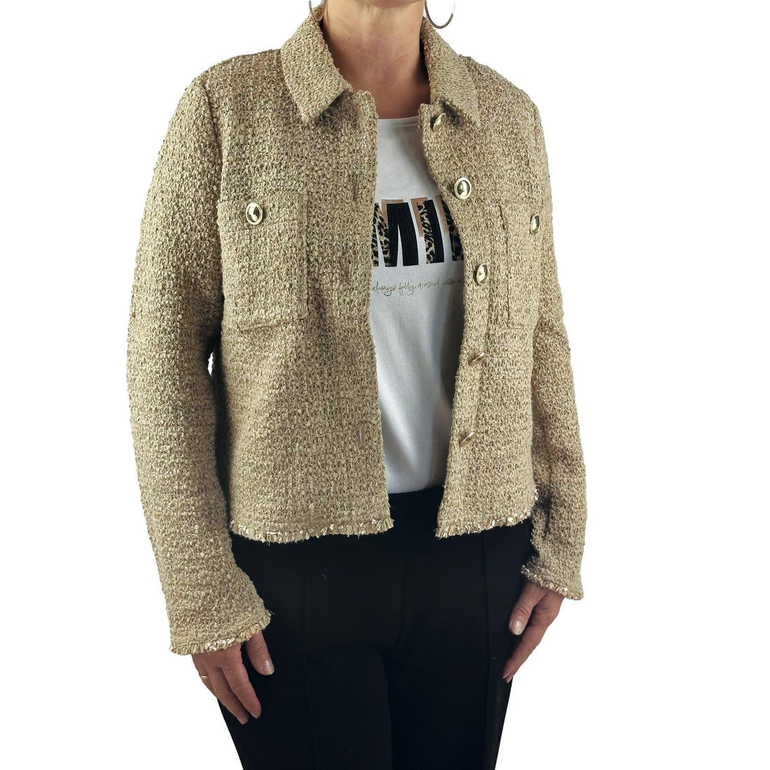 Blazer mit Gold. Mode von Betty Barclay. Seidel Moden Onlineshop