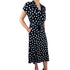 Kleid mit Tupfenmuster. Mode von Betty Barclay. Seidel Moden Onlineshop