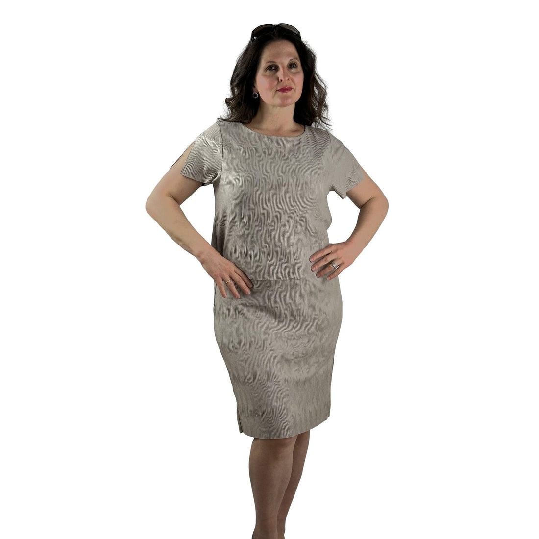 Kleid aus Plissee. Mode von Betty Barclay. Seidel Moden Onlineshop