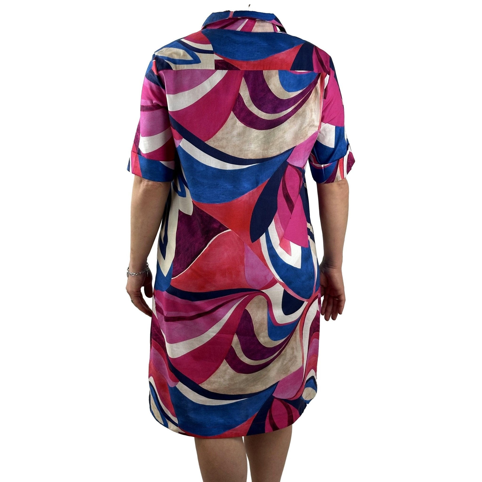 Hemdblusenkleid in knalligen Farben. Mode von Betty Barclay. Seidel Moden Onlineshop