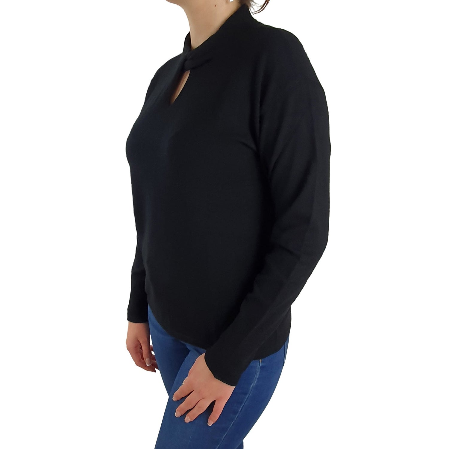 Pullover mit Cut Out am Ausschnitt. Mode von Betty Barclay. Seidel Moden Onlineshop