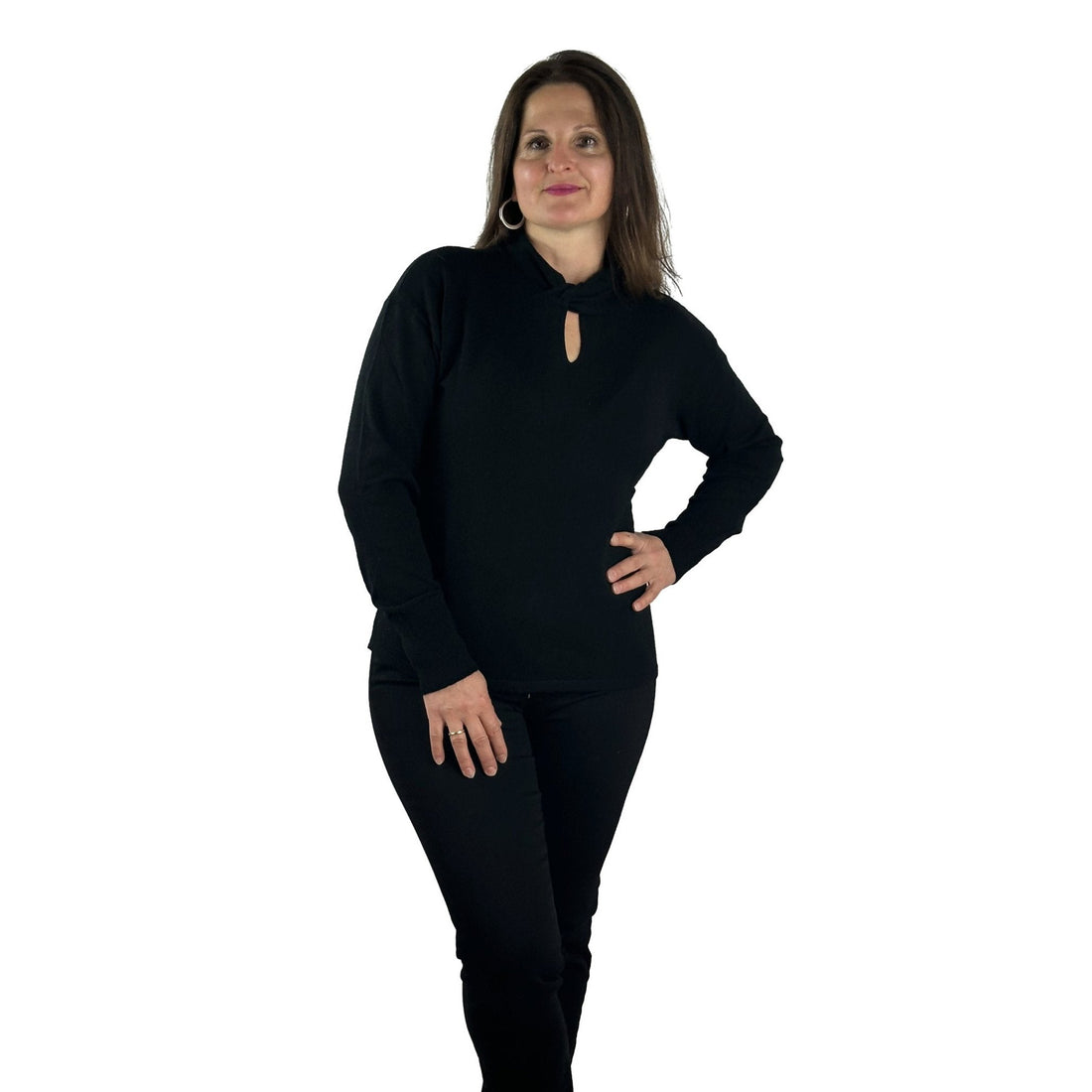 Pullover mit Cut Out am Ausschnitt. Mode von Betty Barclay. Seidel Moden Onlineshop