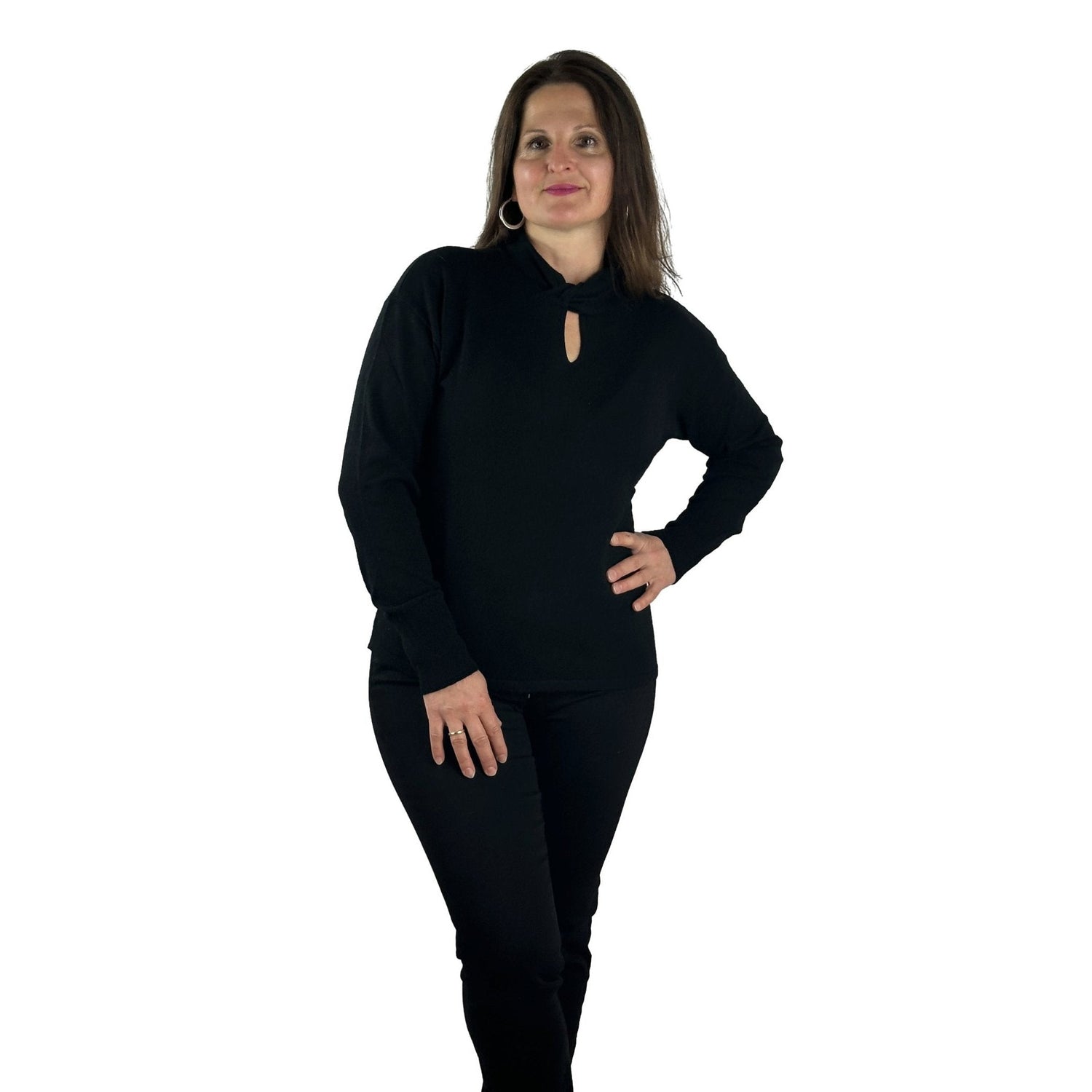 Pullover mit Cut Out am Ausschnitt. Mode von Betty Barclay. Seidel Moden Onlineshop