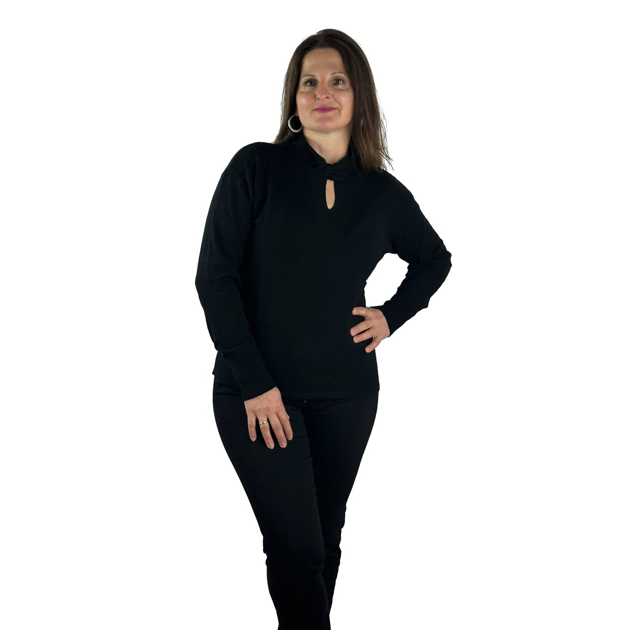 Pullover mit Cut Out am Ausschnitt. Mode von Betty Barclay. Seidel Moden Onlineshop