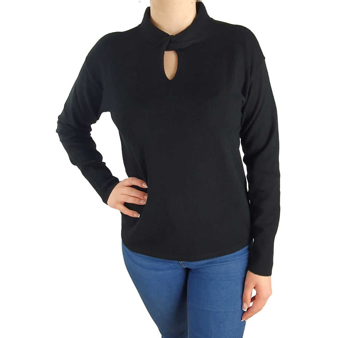 Pullover mit Cut Out am Ausschnitt. Mode von Betty Barclay. Seidel Moden Onlineshop