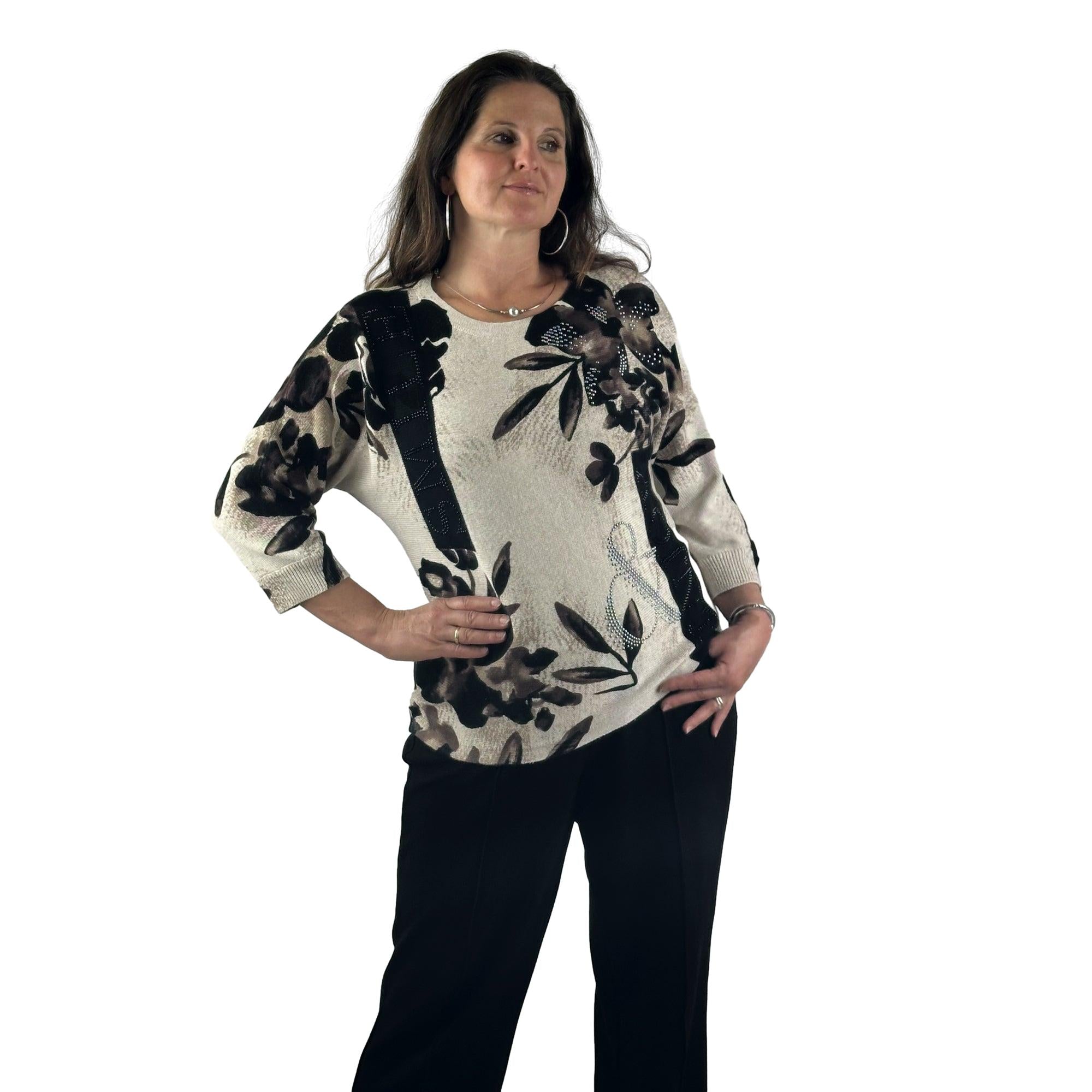 Pullover mit Blumen. Mode von Betty Barclay. Seidel Moden Onlineshop