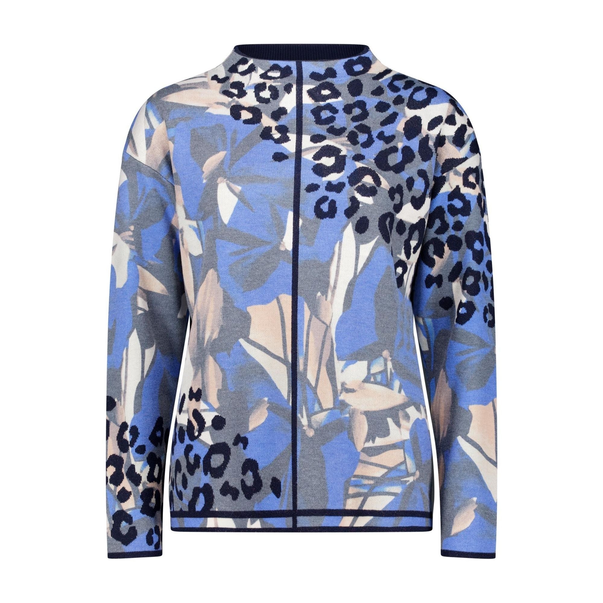 Pullover mit Leoprint - Mode von Betty Barclay