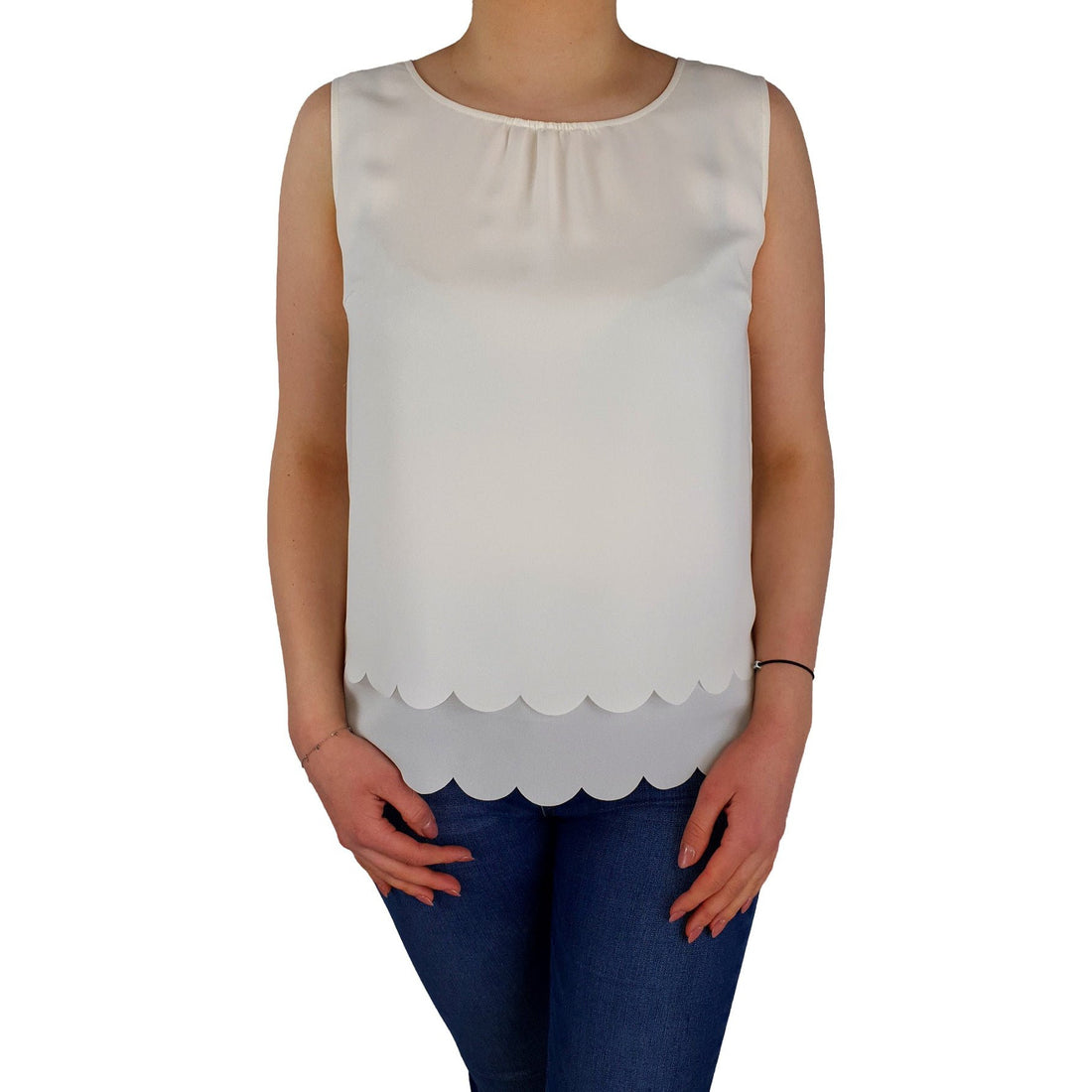 Schluse mit gewelltem Saum. Mode von Betty Barclay. Seidel Moden Onlineshop