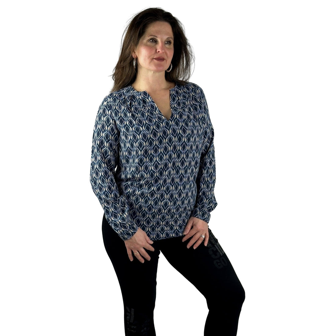 Schluse mit Rautenmuster. Mode von Betty Barclay. Seidel Moden Onlineshop