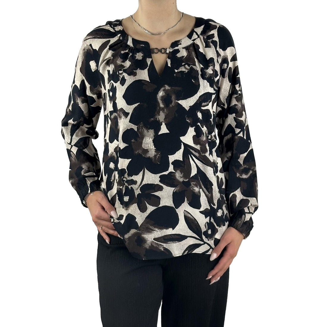 Schluse mit V-Ausschnitt. Mode von Betty Barclay. Seidel Moden Onlineshop