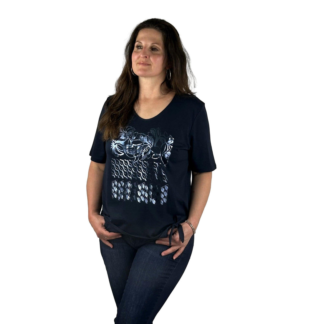 Shirt mit Knoten. Mode von Betty Barclay. Seidel Moden Onlineshop