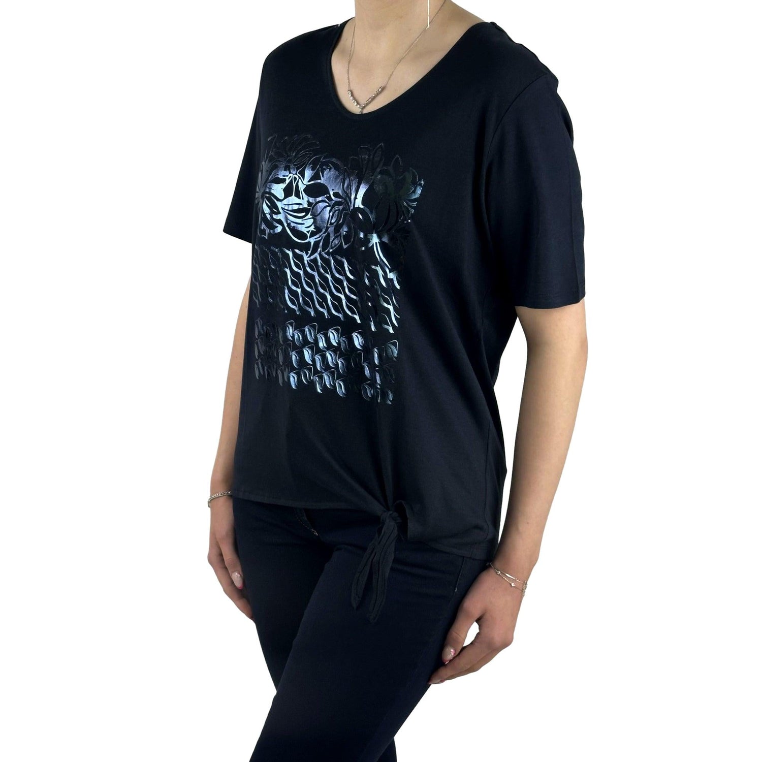 Shirt mit Knoten. Mode von Betty Barclay. Seidel Moden Onlineshop