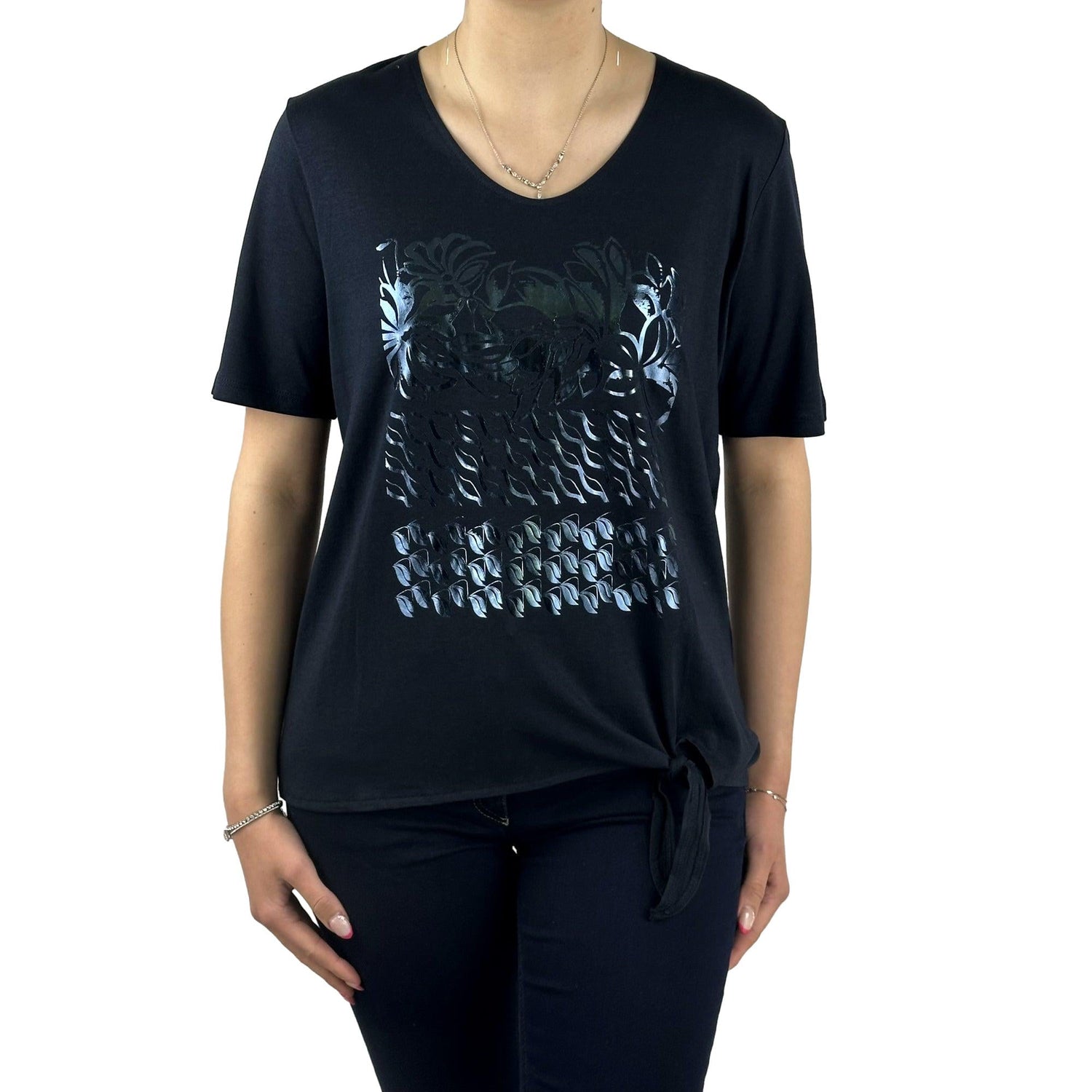 Shirt mit Knoten. Mode von Betty Barclay. Seidel Moden Onlineshop