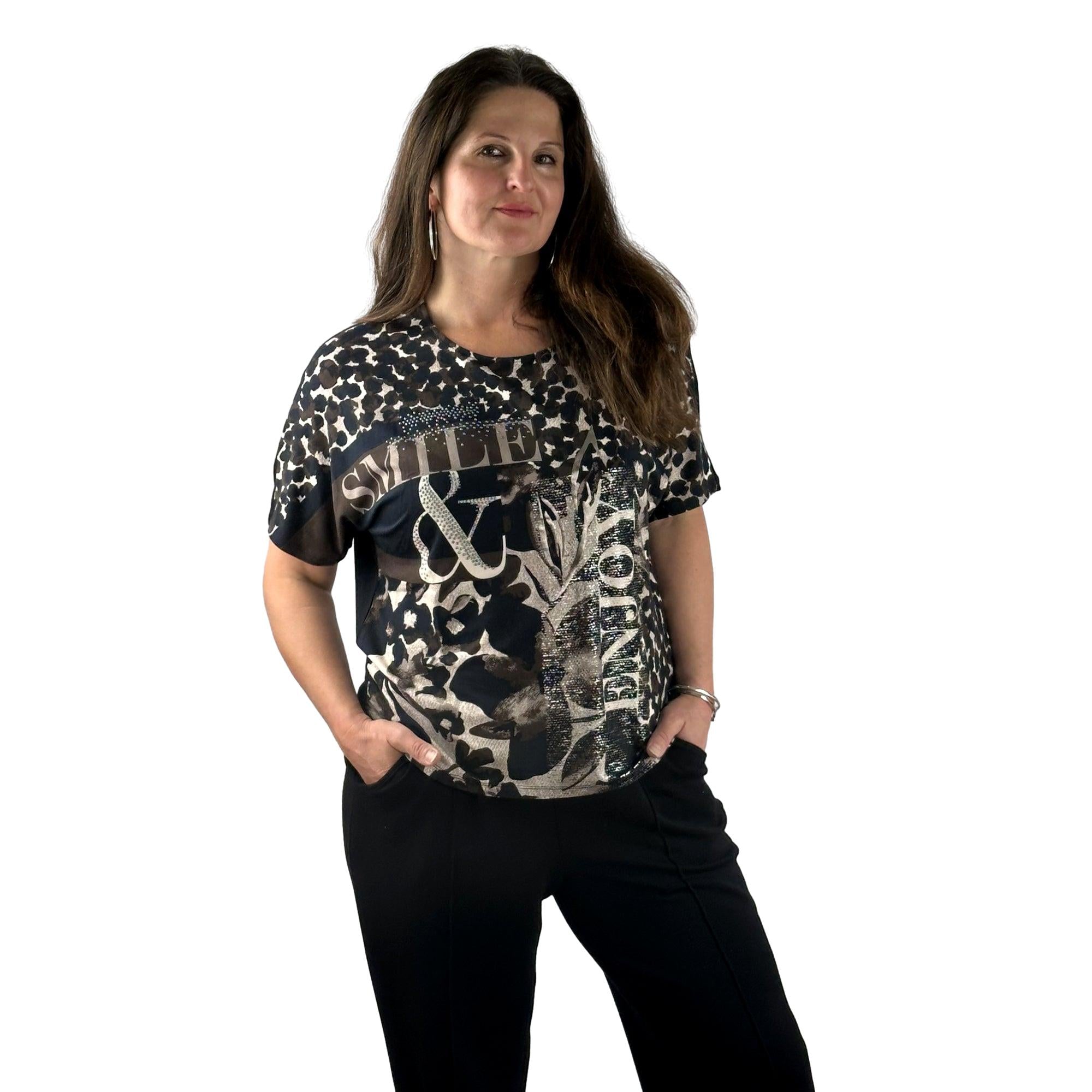 Shirt mit Leoprint. Mode von Betty Barclay. Seidel Moden Onlineshop