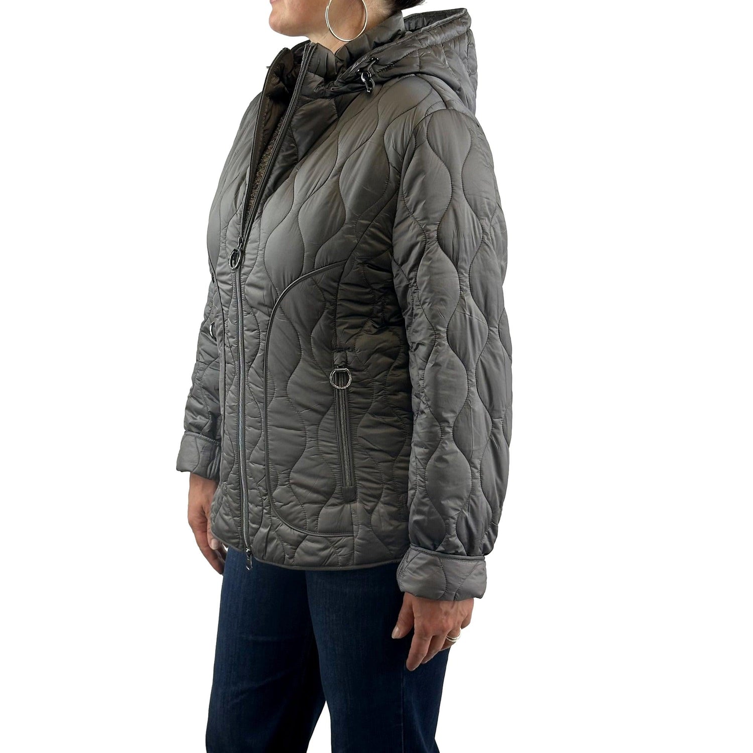 Steppjacke mit Kapuze. Mode von Betty Barclay. Seidel Moden Onlineshop