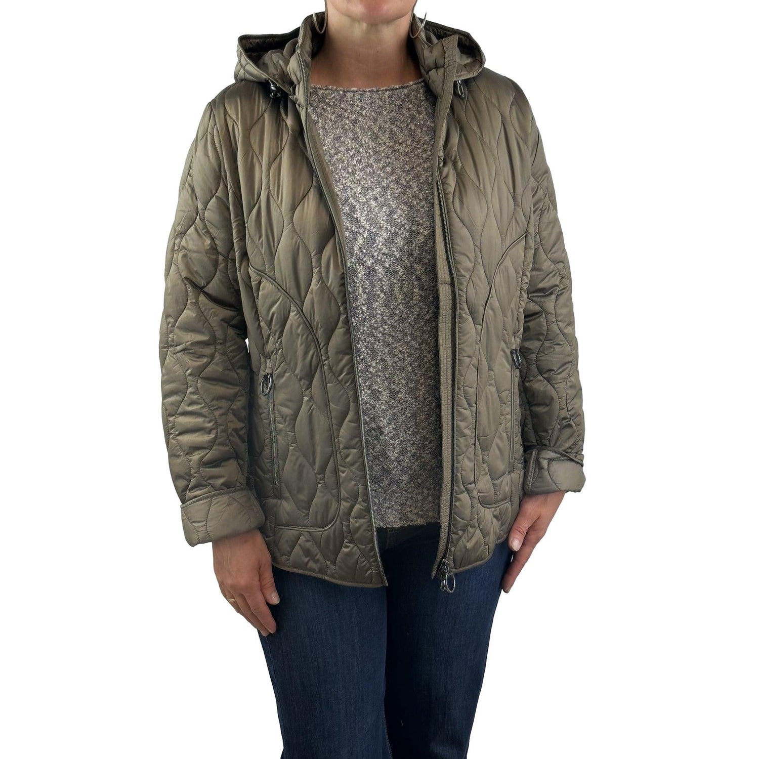 Steppjacke mit Kapuze. Mode von Betty Barclay. Seidel Moden Onlineshop