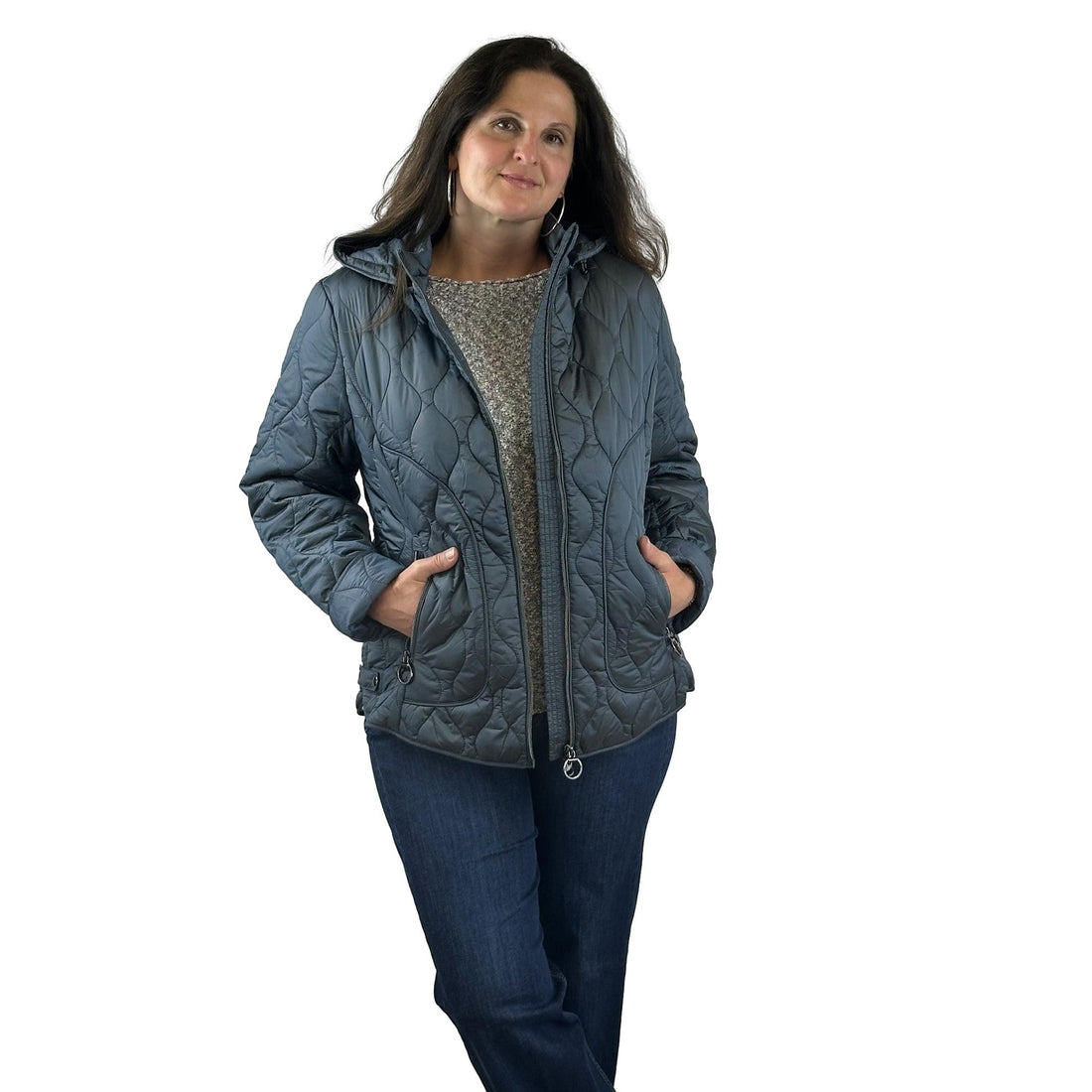Steppjacke mit Kapuze. Mode von Betty Barclay. Seidel Moden Onlineshop