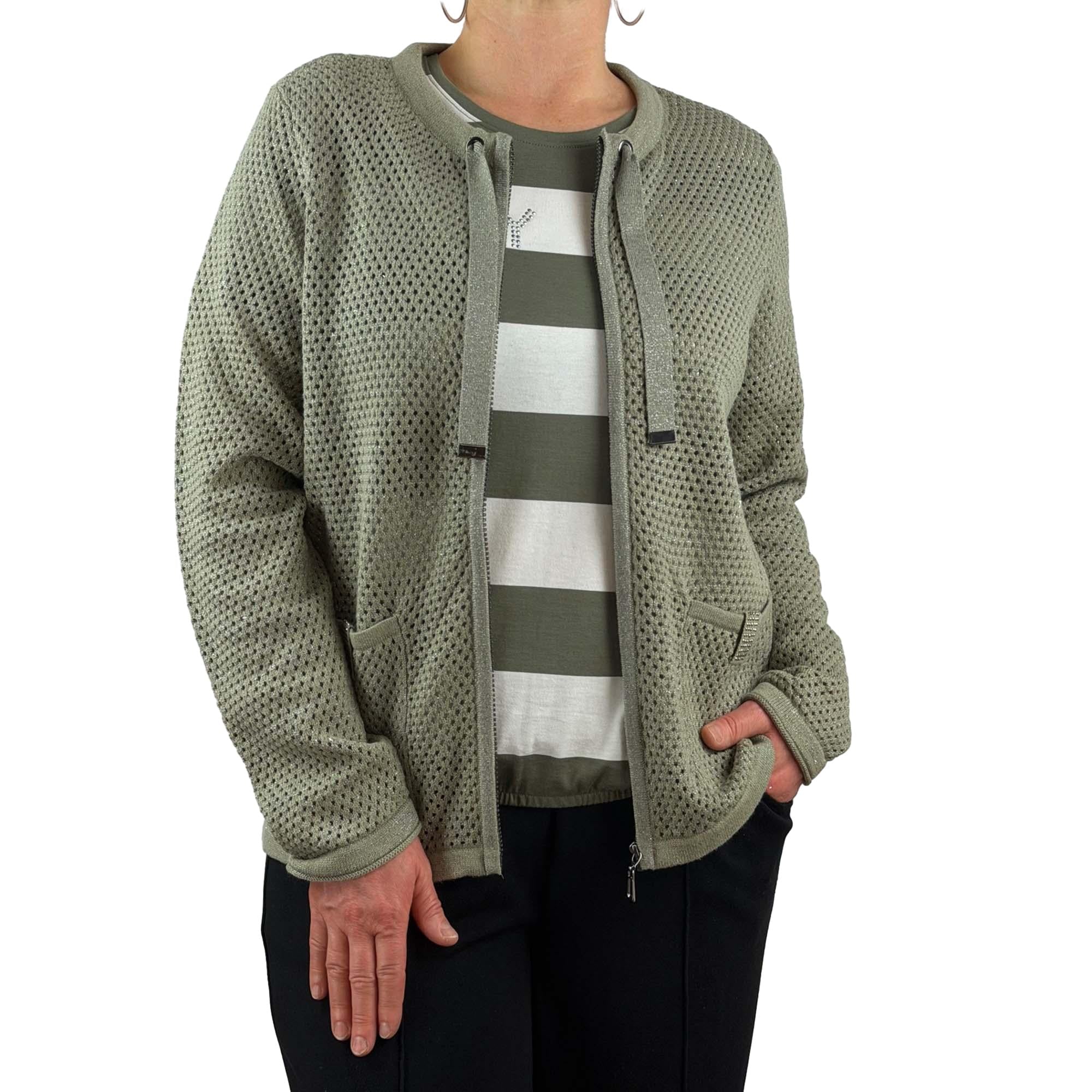 Strickjacke mit Lurex - Mode von Betty Barclay