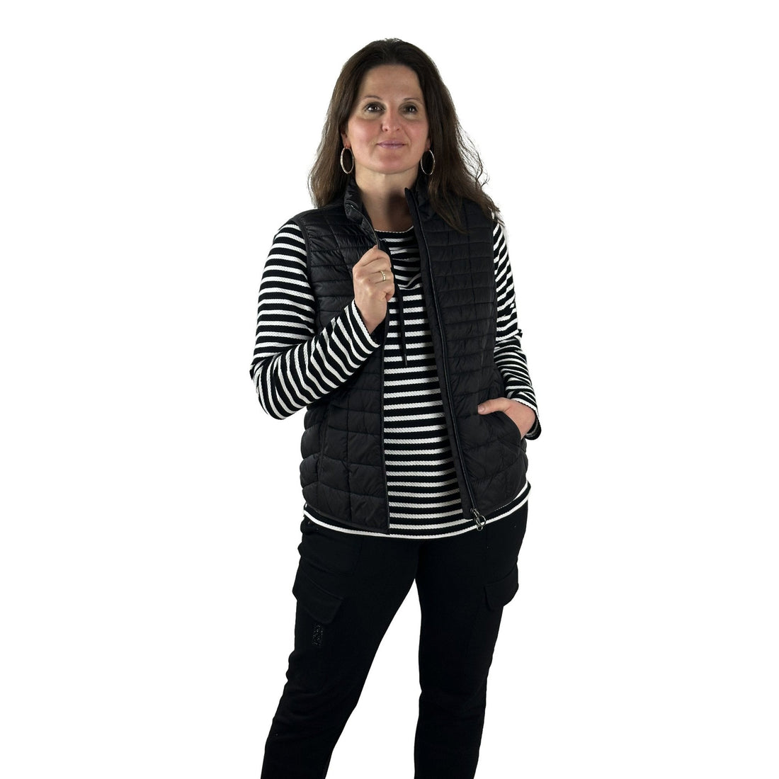 Steppweste mit Stehkragen. Mode von Betty Barclay. Seidel Moden Onlineshop