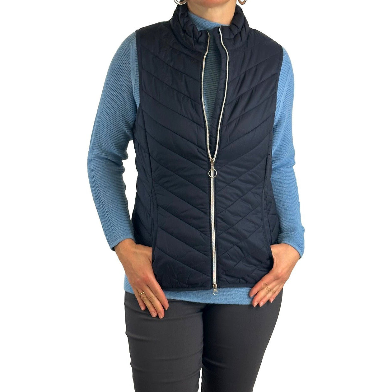 Weste mit abgerundetem Saum. Mode von Betty Barclay. Seidel Moden Onlineshop