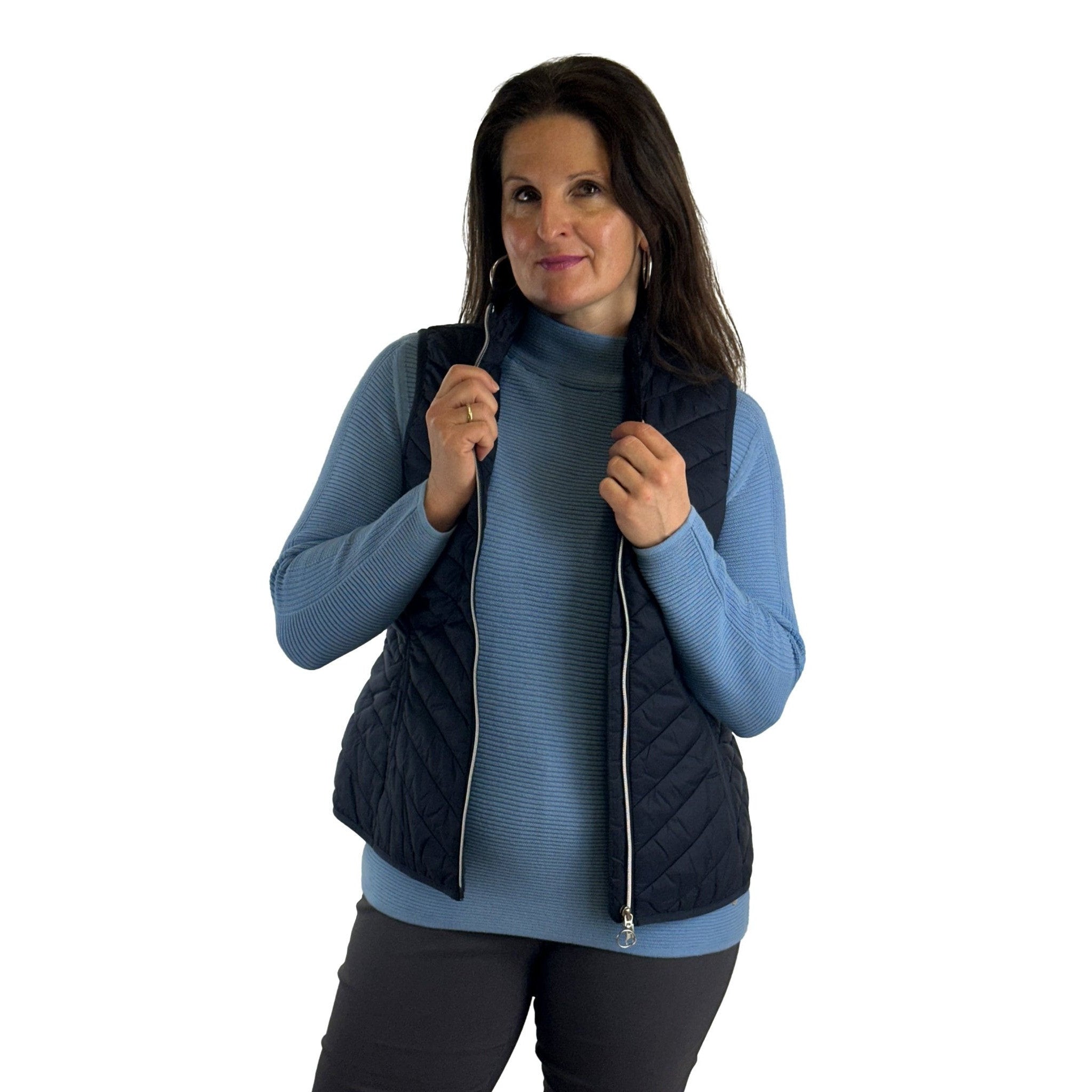 Weste mit abgerundetem Saum. Mode von Betty Barclay. Seidel Moden Onlineshop